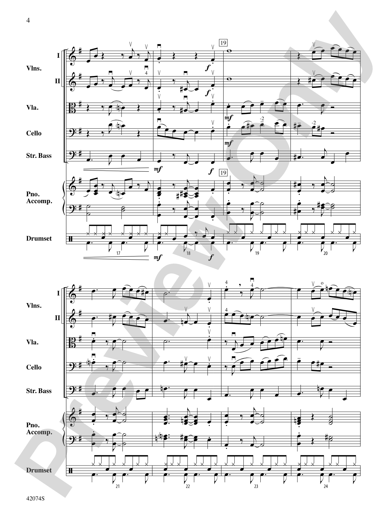 Road Trip to Rio: String Orchestra Conductor Score & Parts