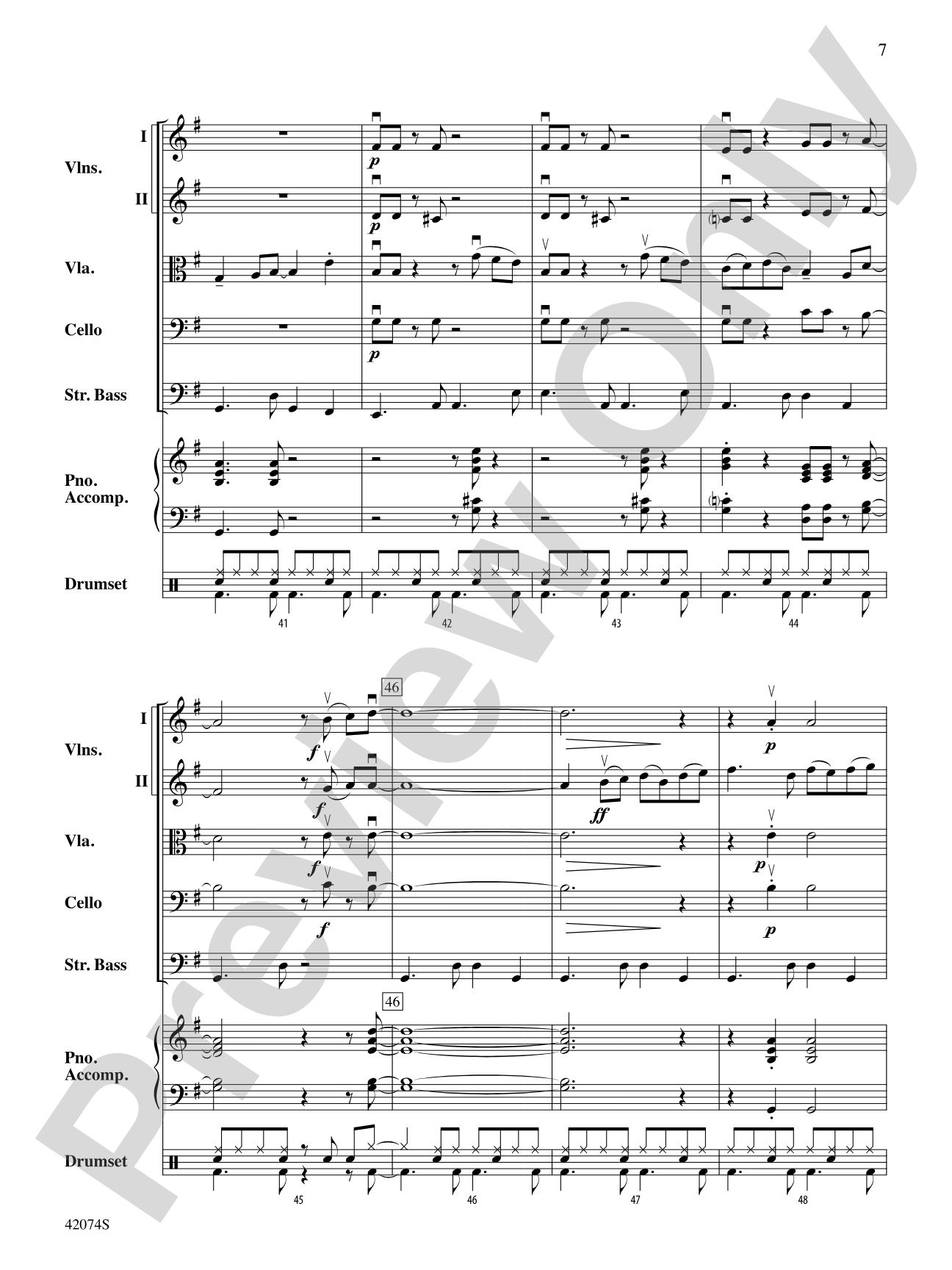 Road Trip to Rio: String Orchestra Conductor Score & Parts