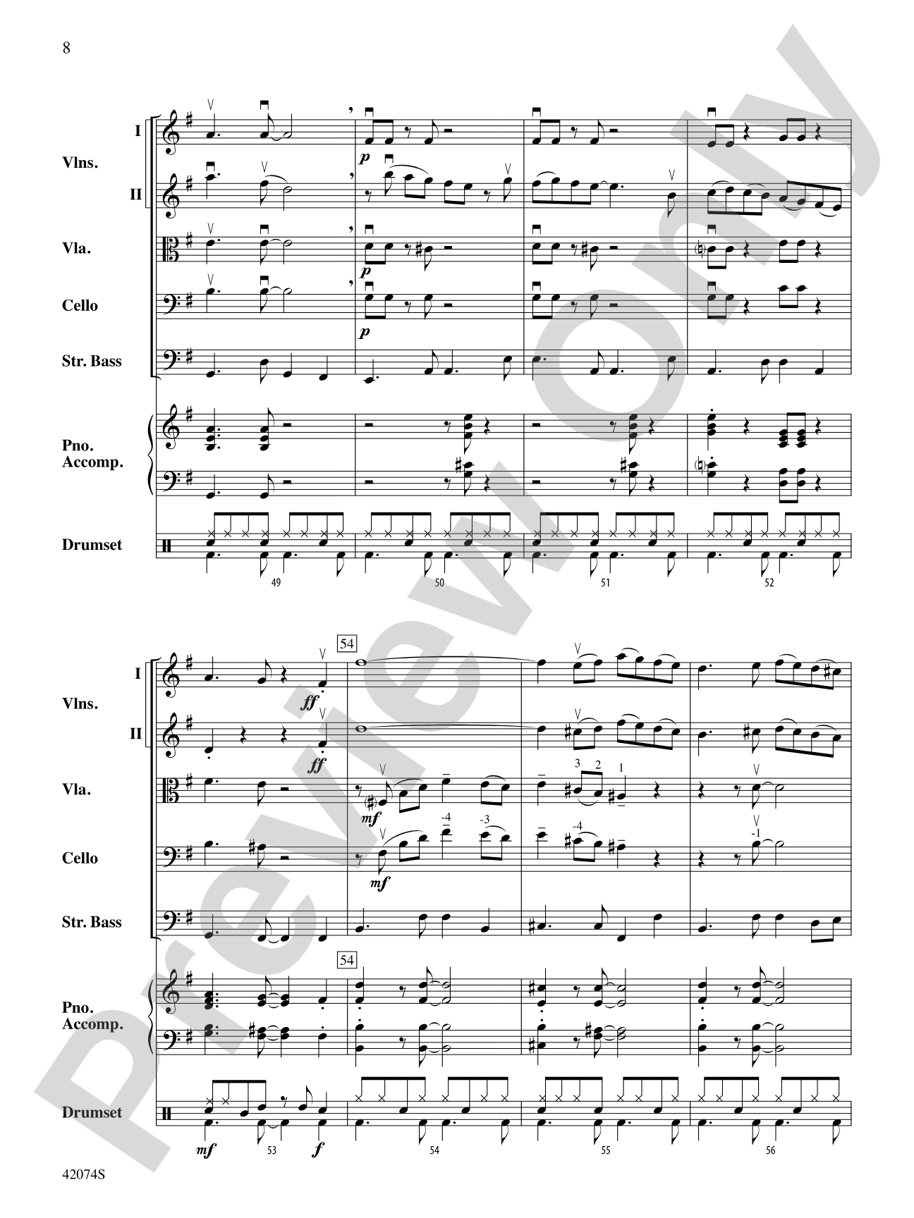 Road Trip to Rio: String Orchestra Conductor Score & Parts