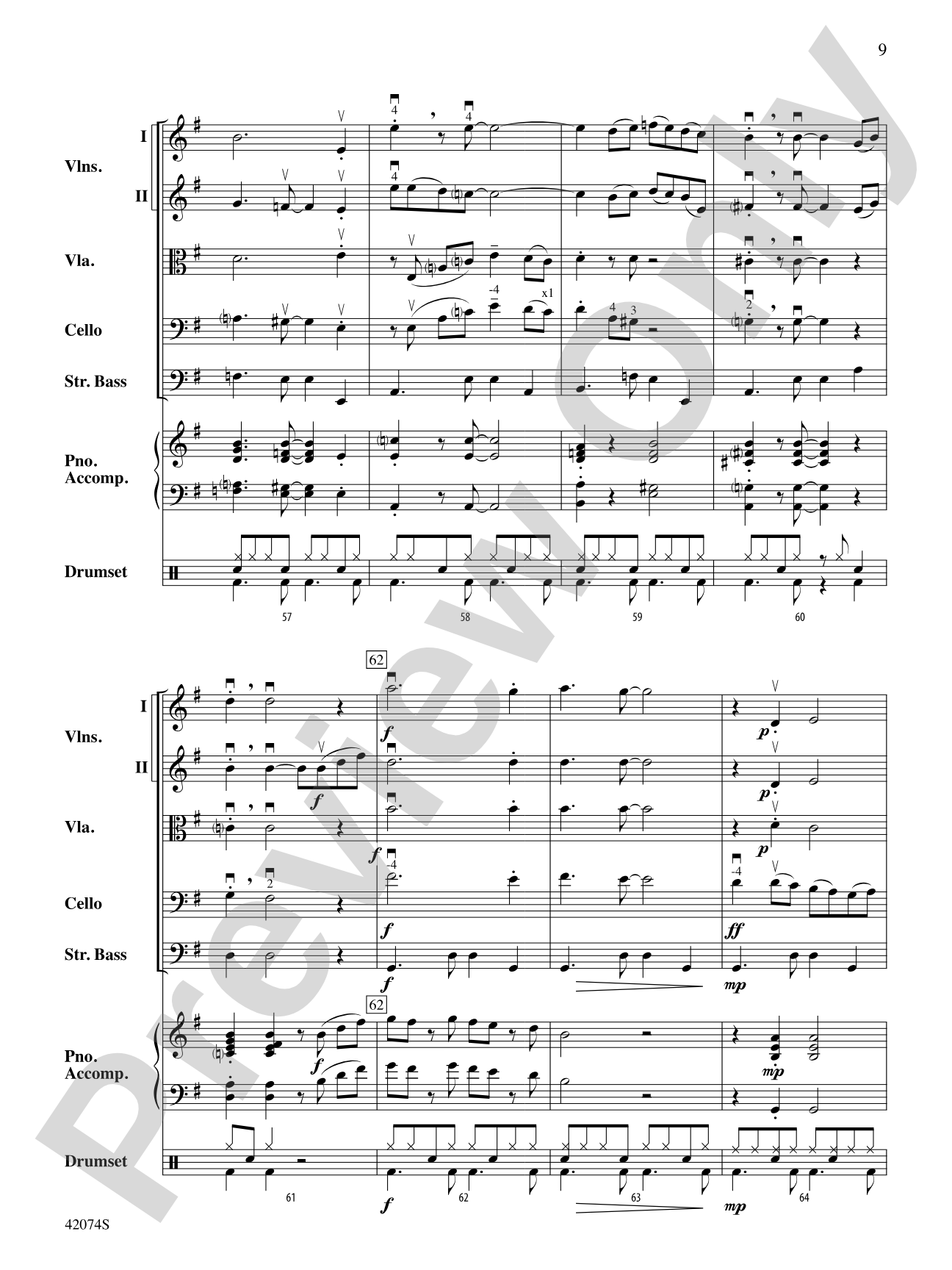 Road Trip to Rio: String Orchestra Conductor Score & Parts