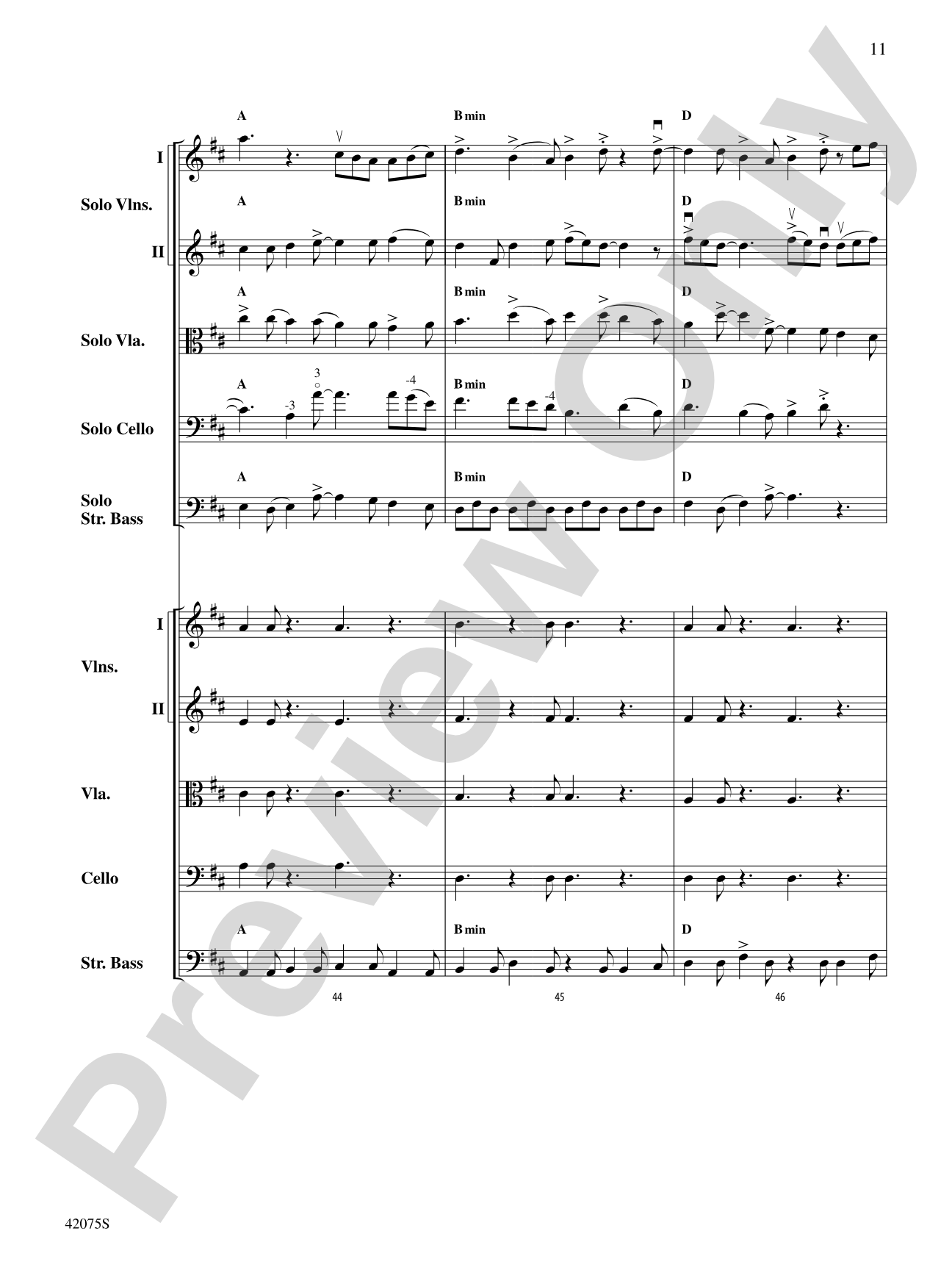 You Didn't Ask Me: String Orchestra Conductor Score & Parts
