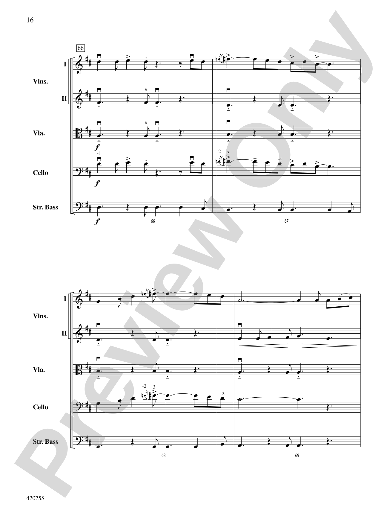You Didn't Ask Me: String Orchestra Conductor Score & Parts