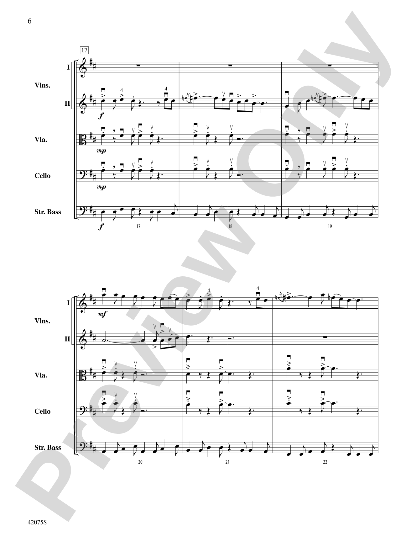 You Didn't Ask Me: String Orchestra Conductor Score & Parts