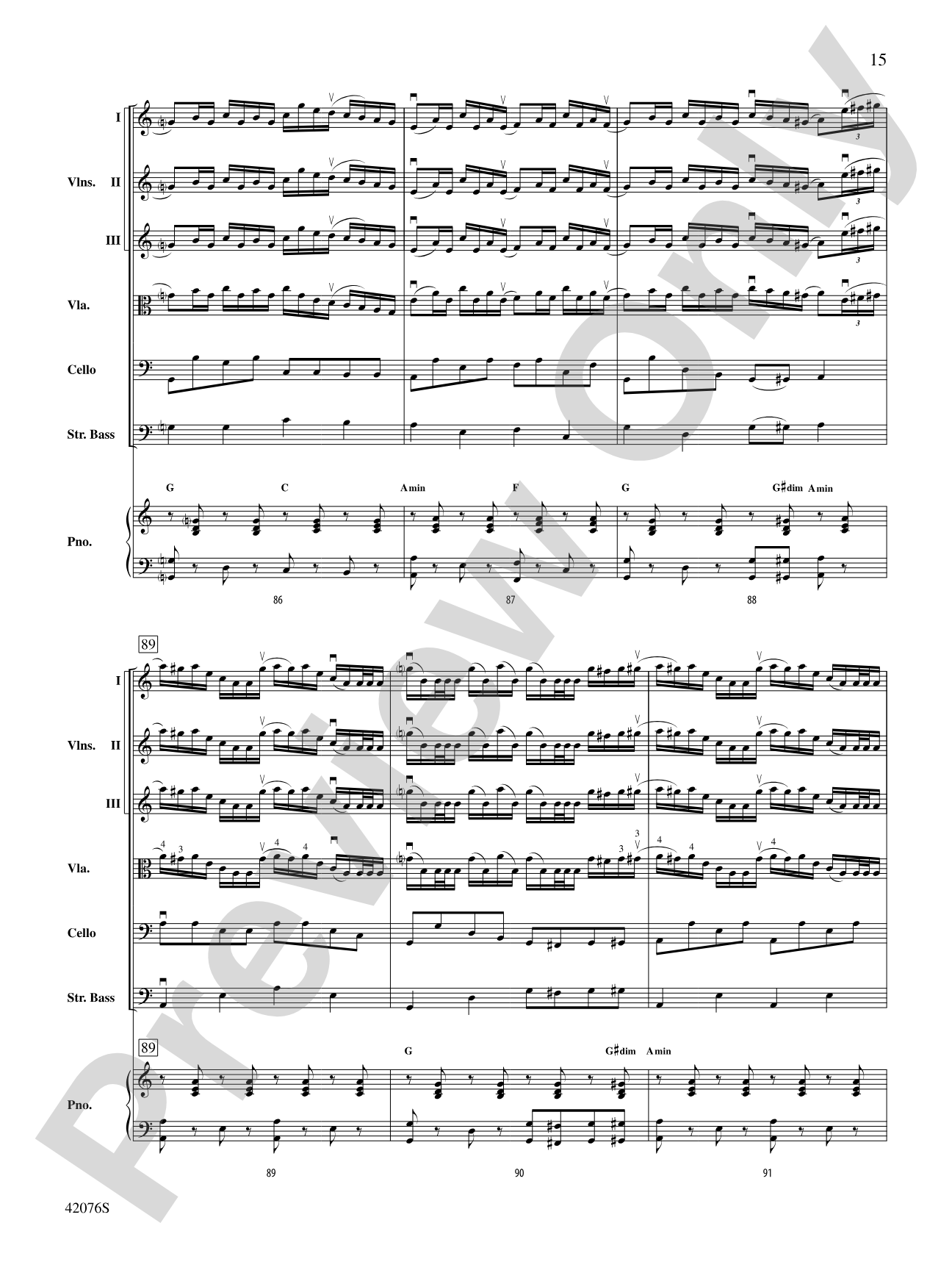 Celtic Canon: String Orchestra Conductor Score & Parts