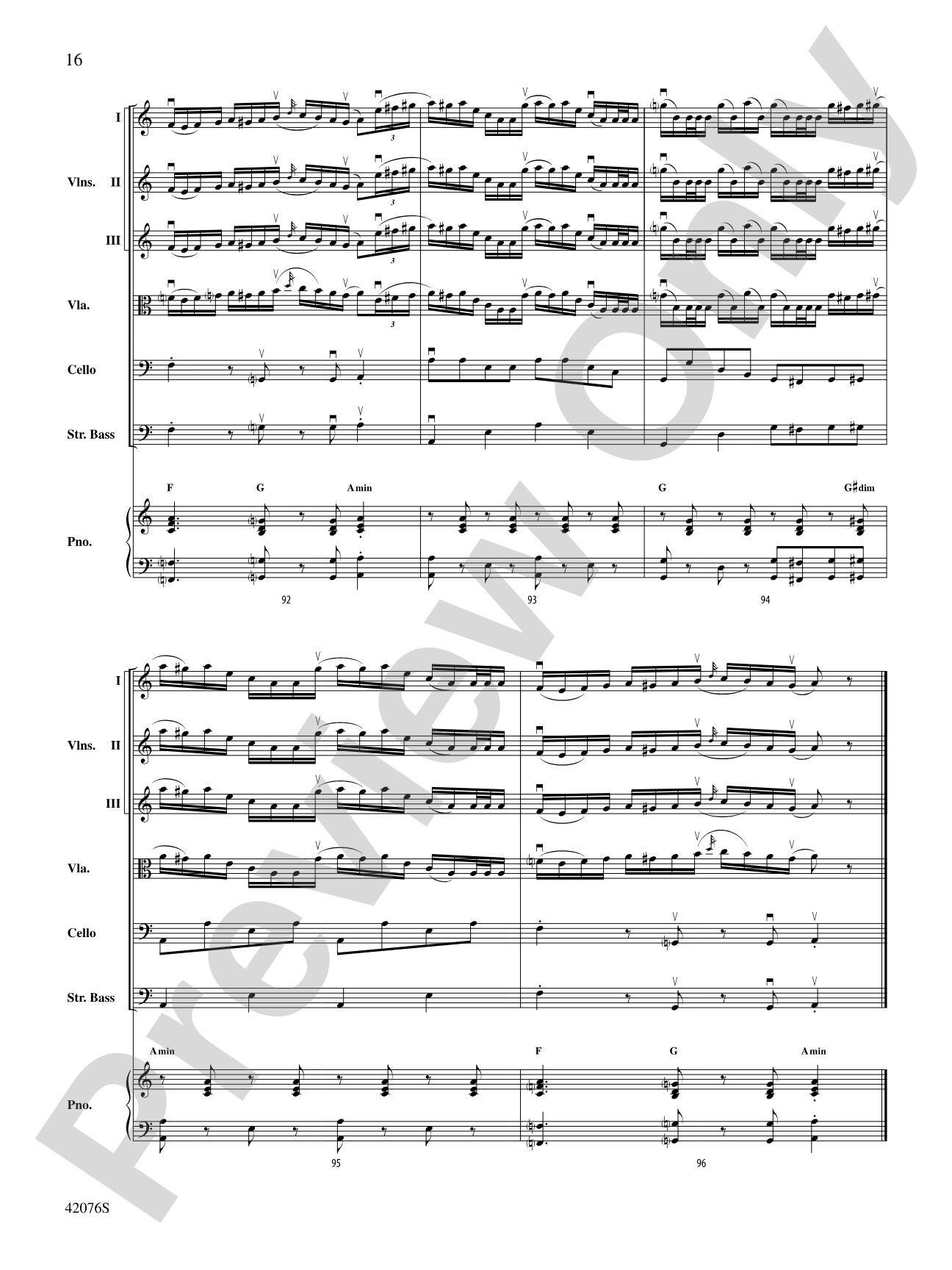 Celtic Canon: String Orchestra Conductor Score & Parts