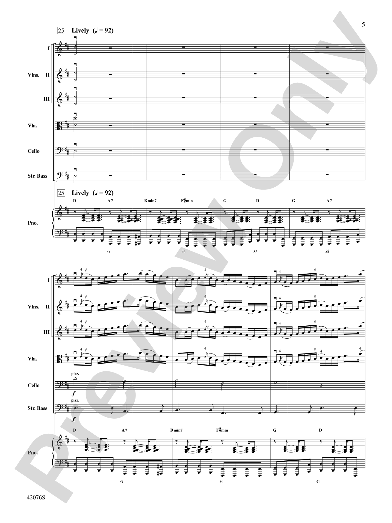 Celtic Canon: String Orchestra Conductor Score & Parts