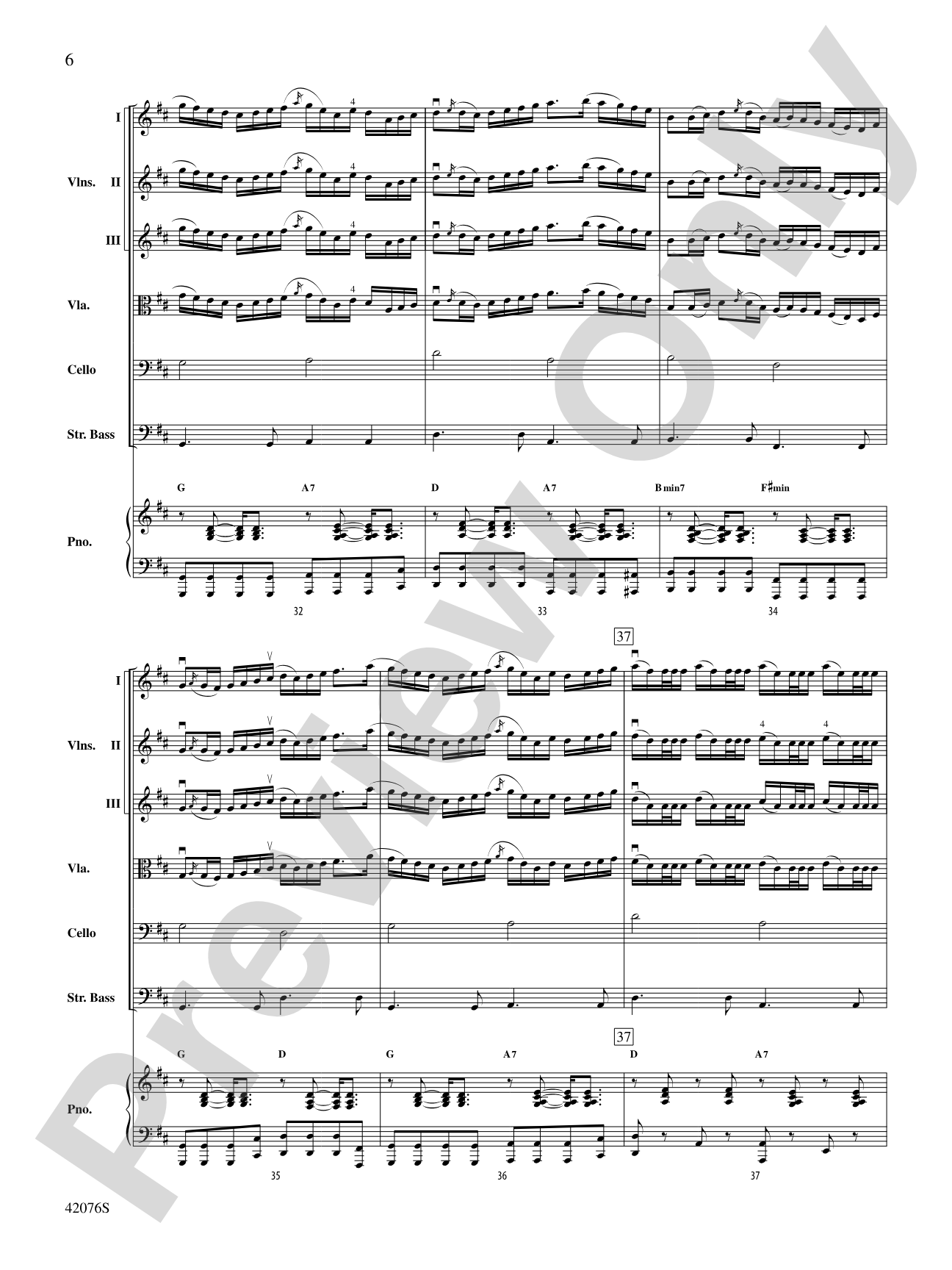 Celtic Canon: String Orchestra Conductor Score & Parts