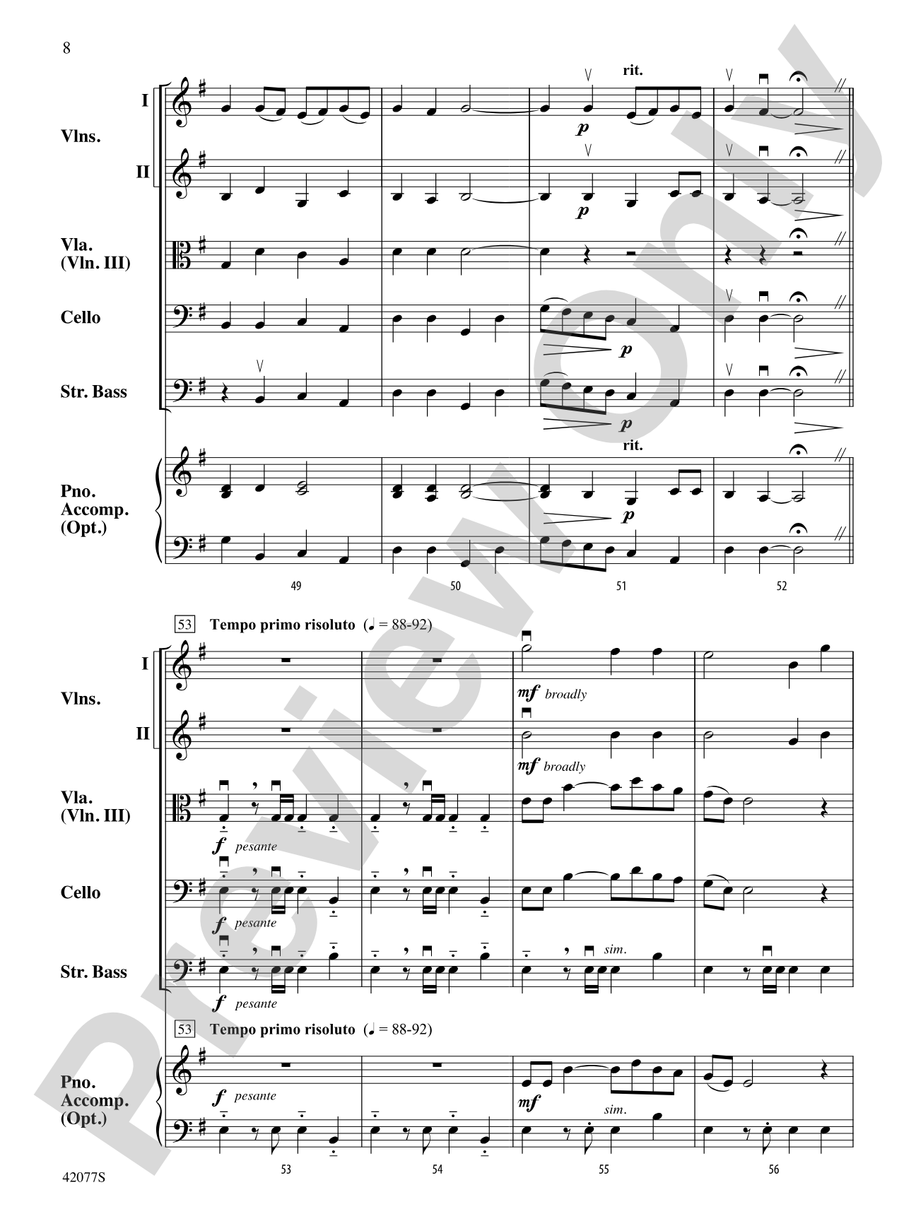 The Explorers: String Orchestra Conductor Score & Parts