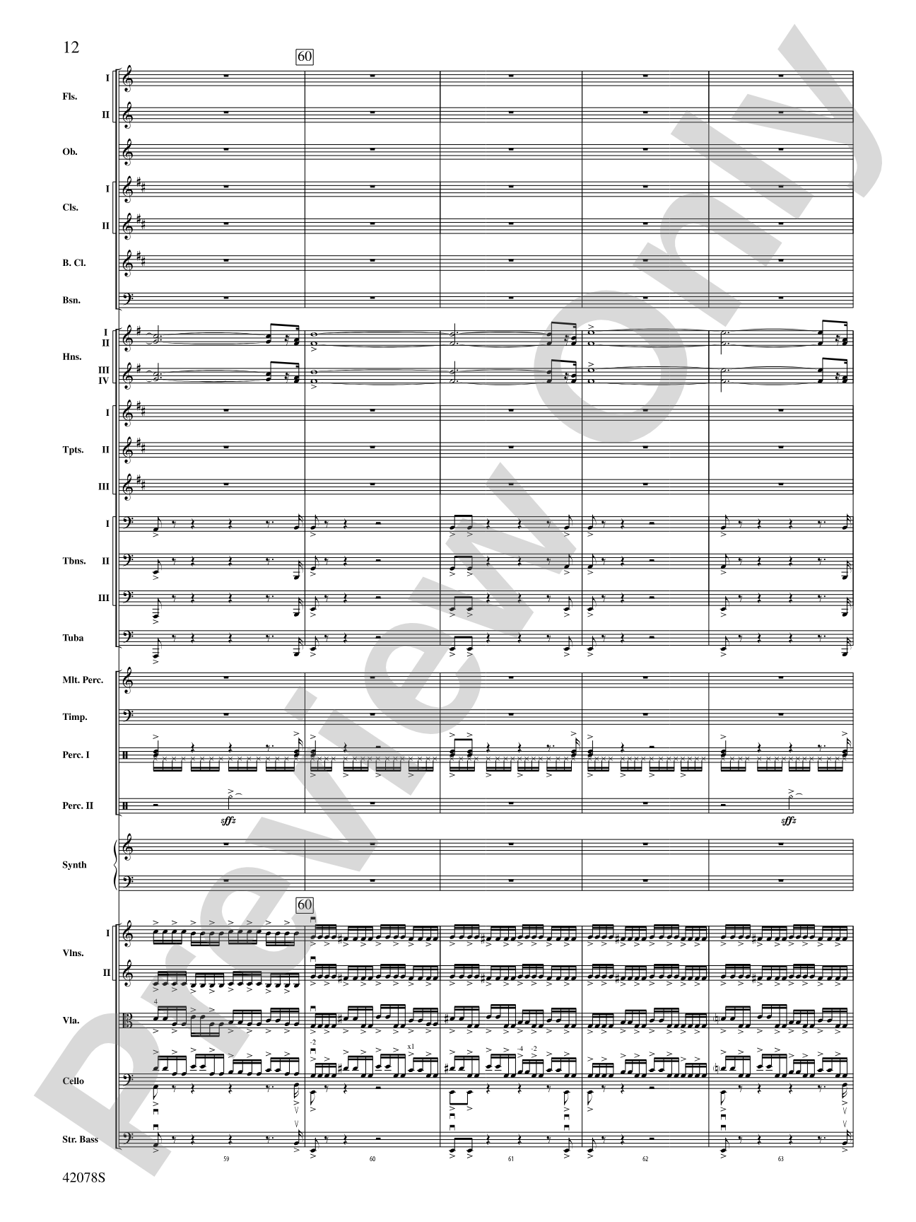 Man of Steel, Selections from: Full Orchestra Conductor Score & Parts