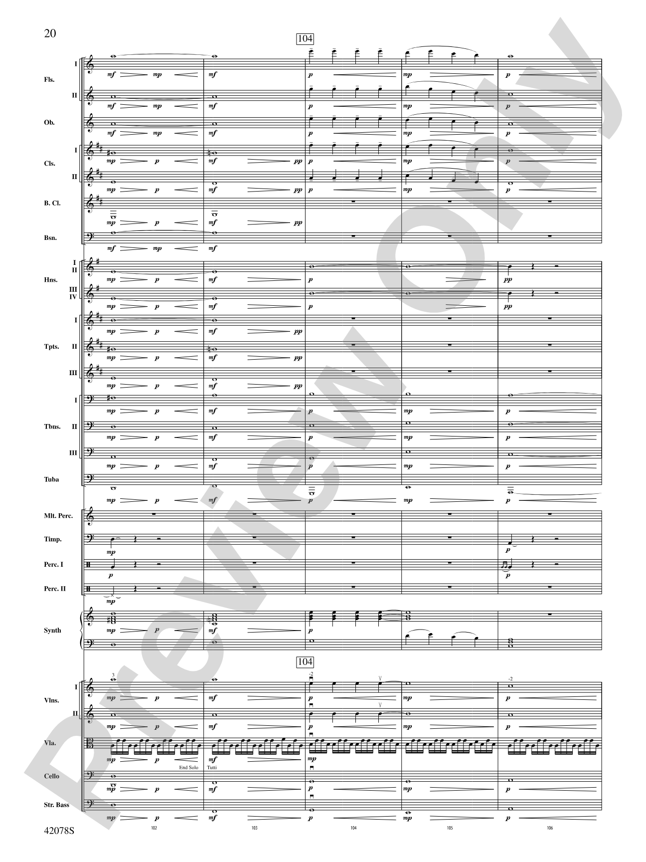 Man of Steel, Selections from: Full Orchestra Conductor Score & Parts