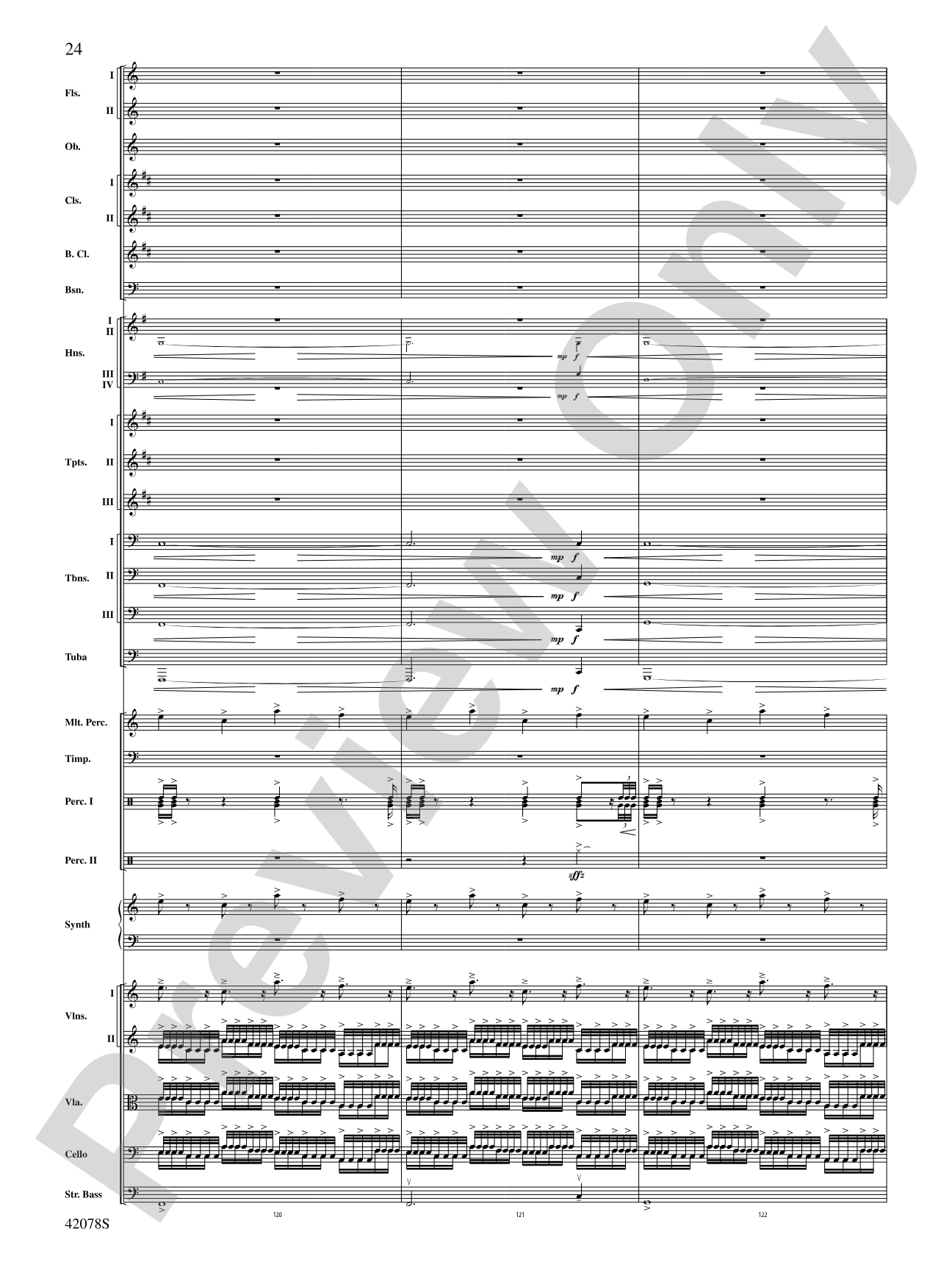Man of Steel, Selections from: Full Orchestra Conductor Score & Parts