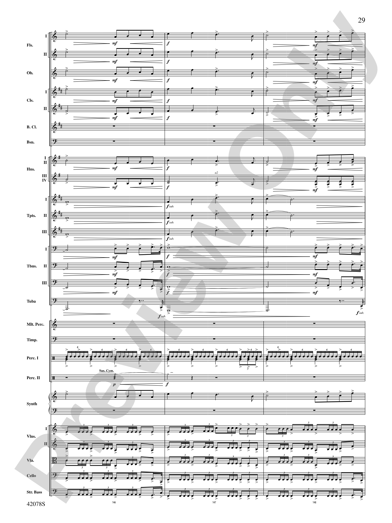Man of Steel, Selections from: Full Orchestra Conductor Score & Parts