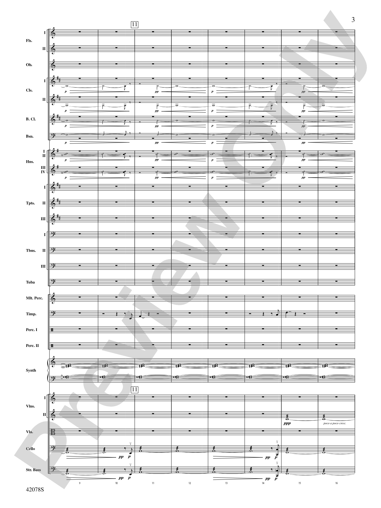 Man of Steel, Selections from: Full Orchestra Conductor Score & Parts