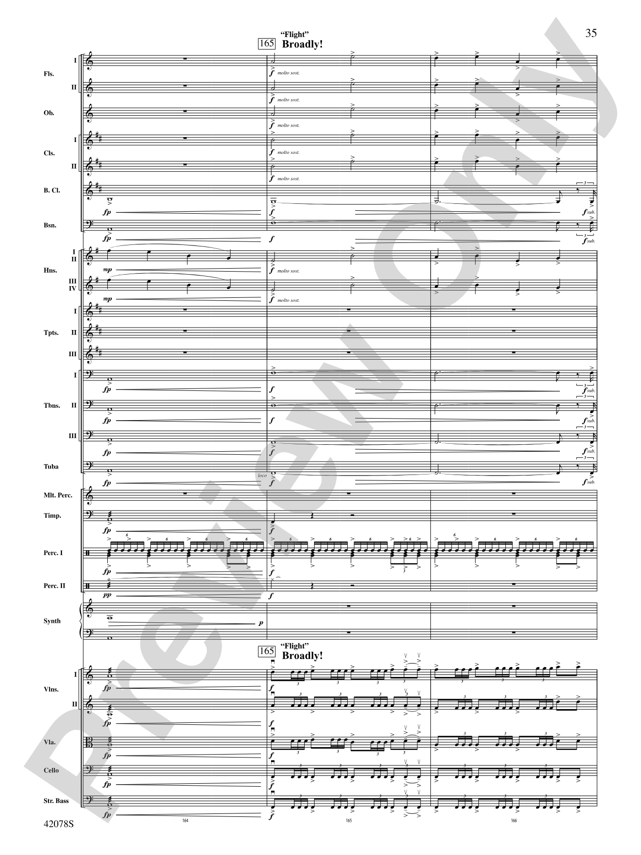 Man of Steel, Selections from: Full Orchestra Conductor Score & Parts