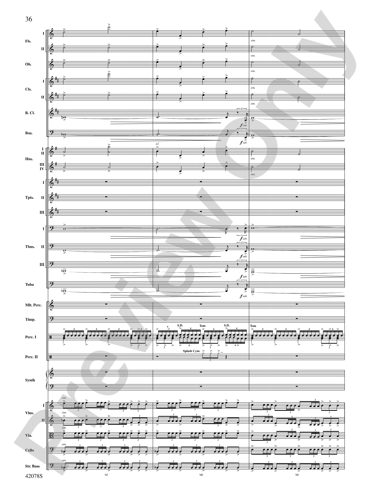Man of Steel, Selections from: Full Orchestra Conductor Score & Parts