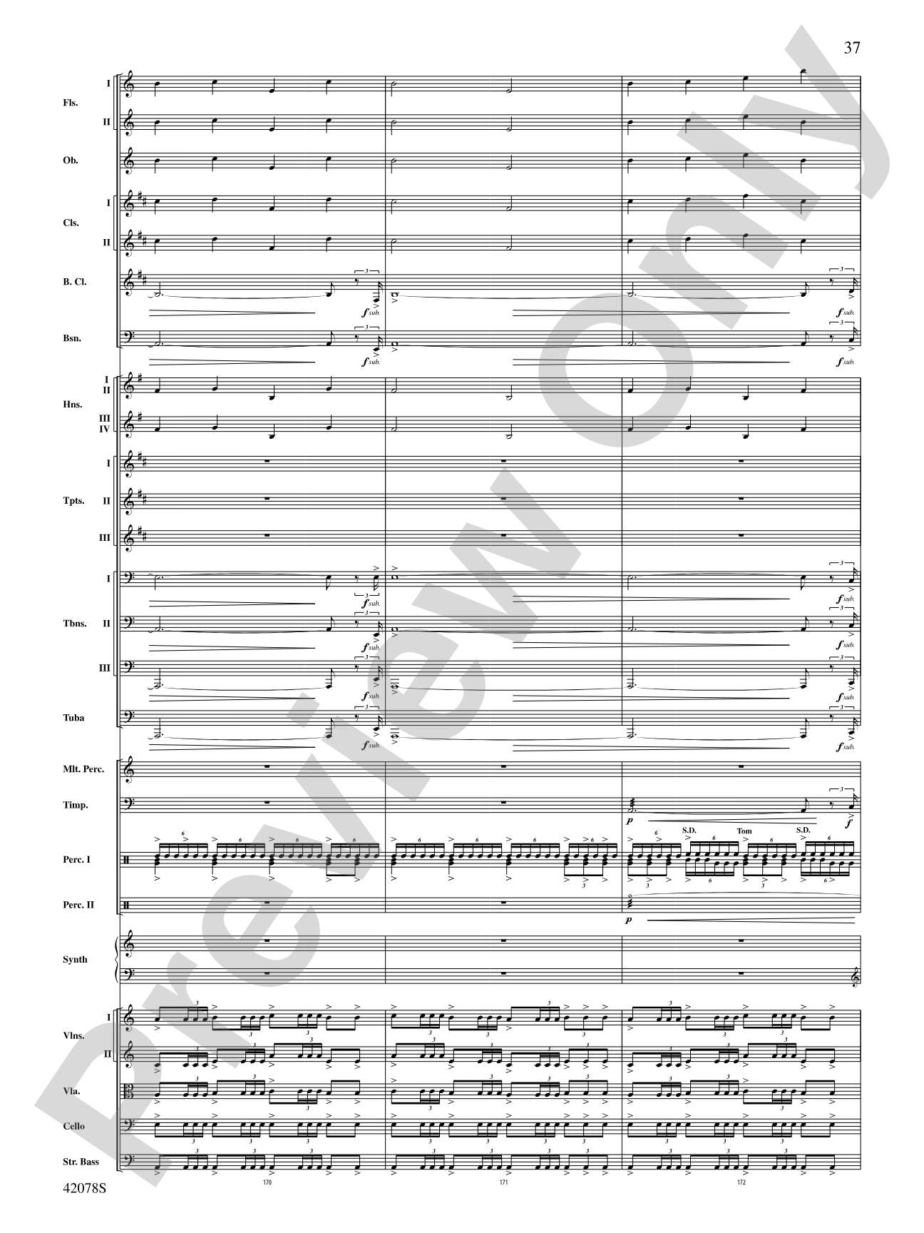 Man of Steel, Selections from: Full Orchestra Conductor Score & Parts