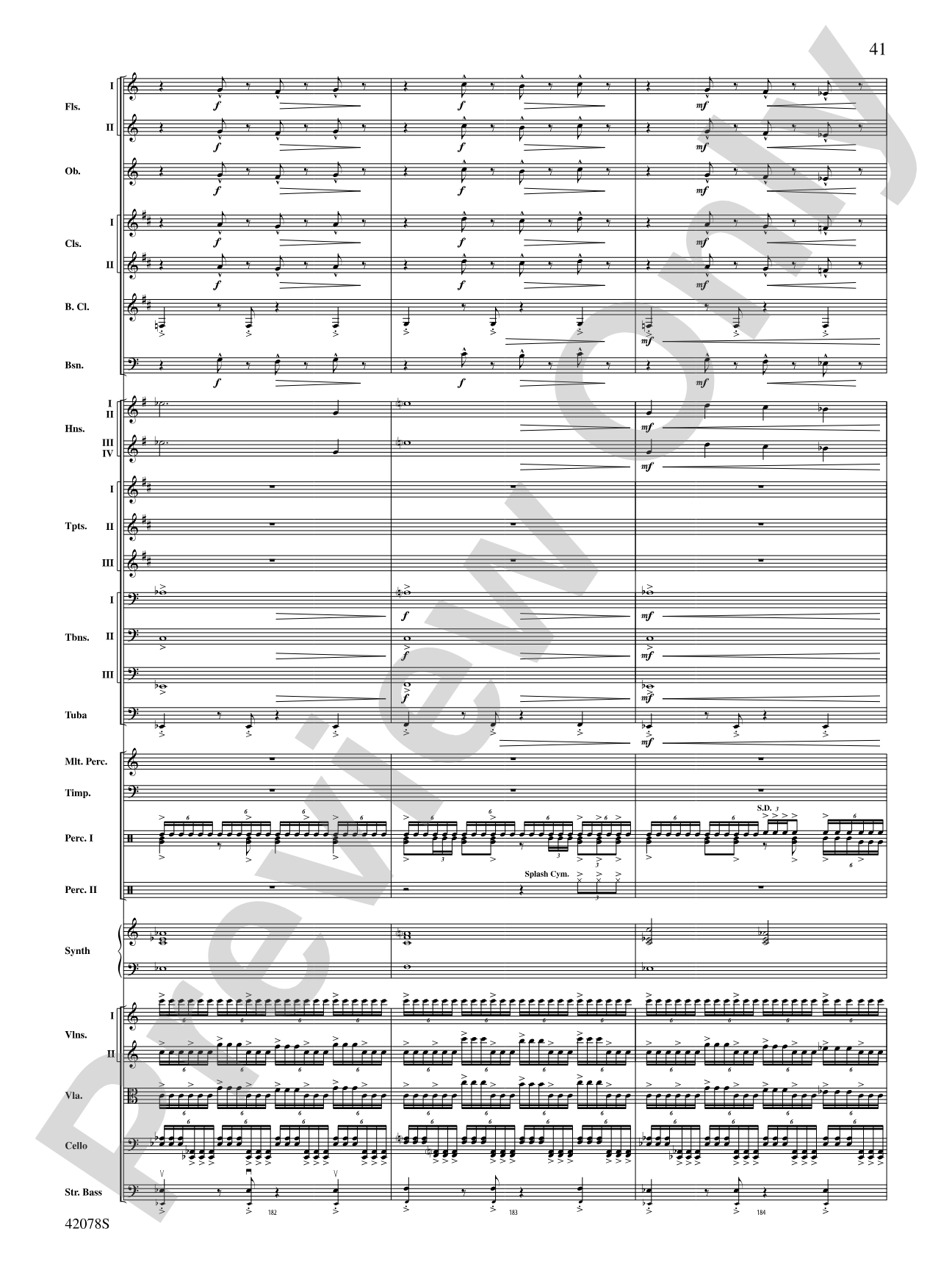 Man of Steel, Selections from: Full Orchestra Conductor Score & Parts