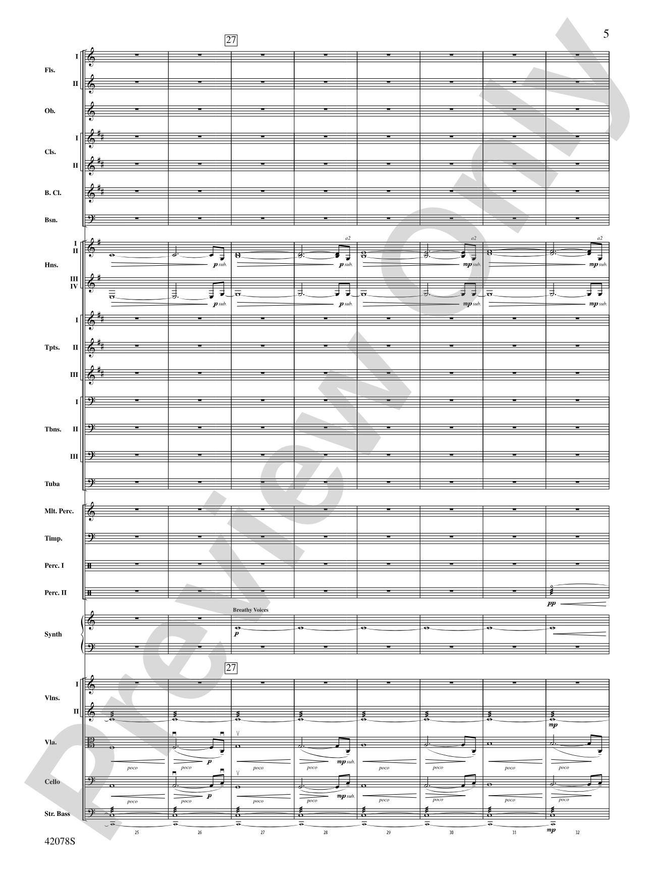 Man of Steel, Selections from: Full Orchestra Conductor Score & Parts
