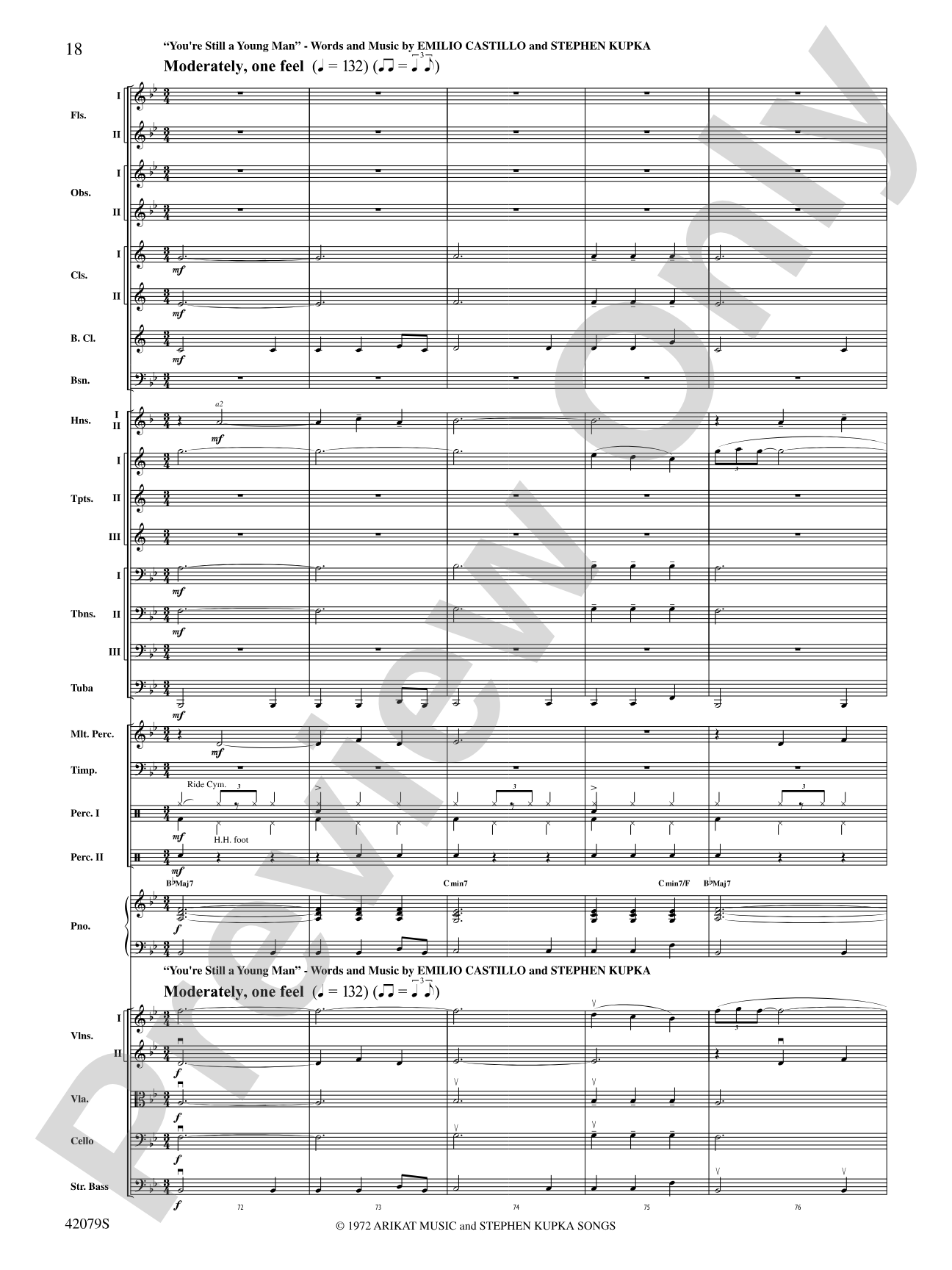 Tower of Power Greatest Hits: Full Orchestra Conductor Score & Parts