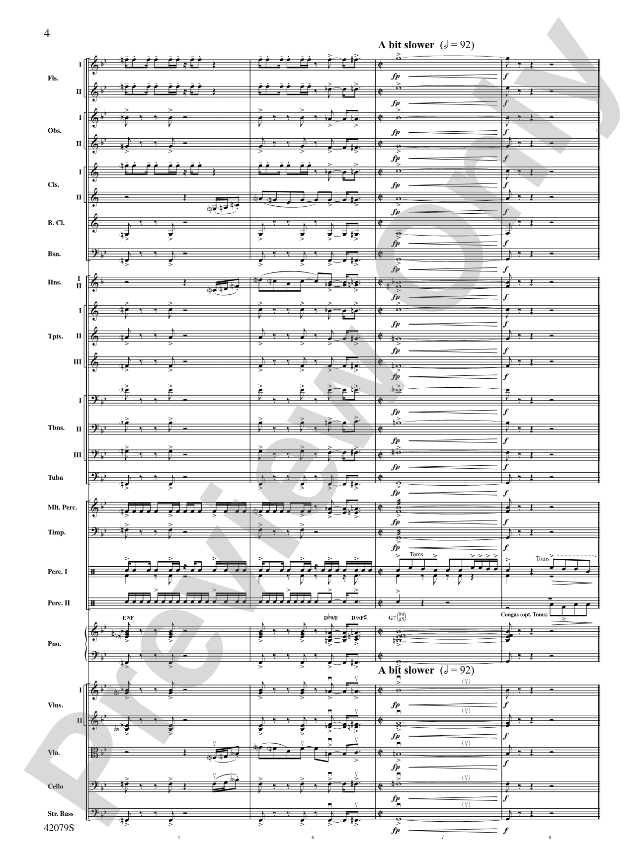 Tower of Power Greatest Hits: Full Orchestra Conductor Score & Parts