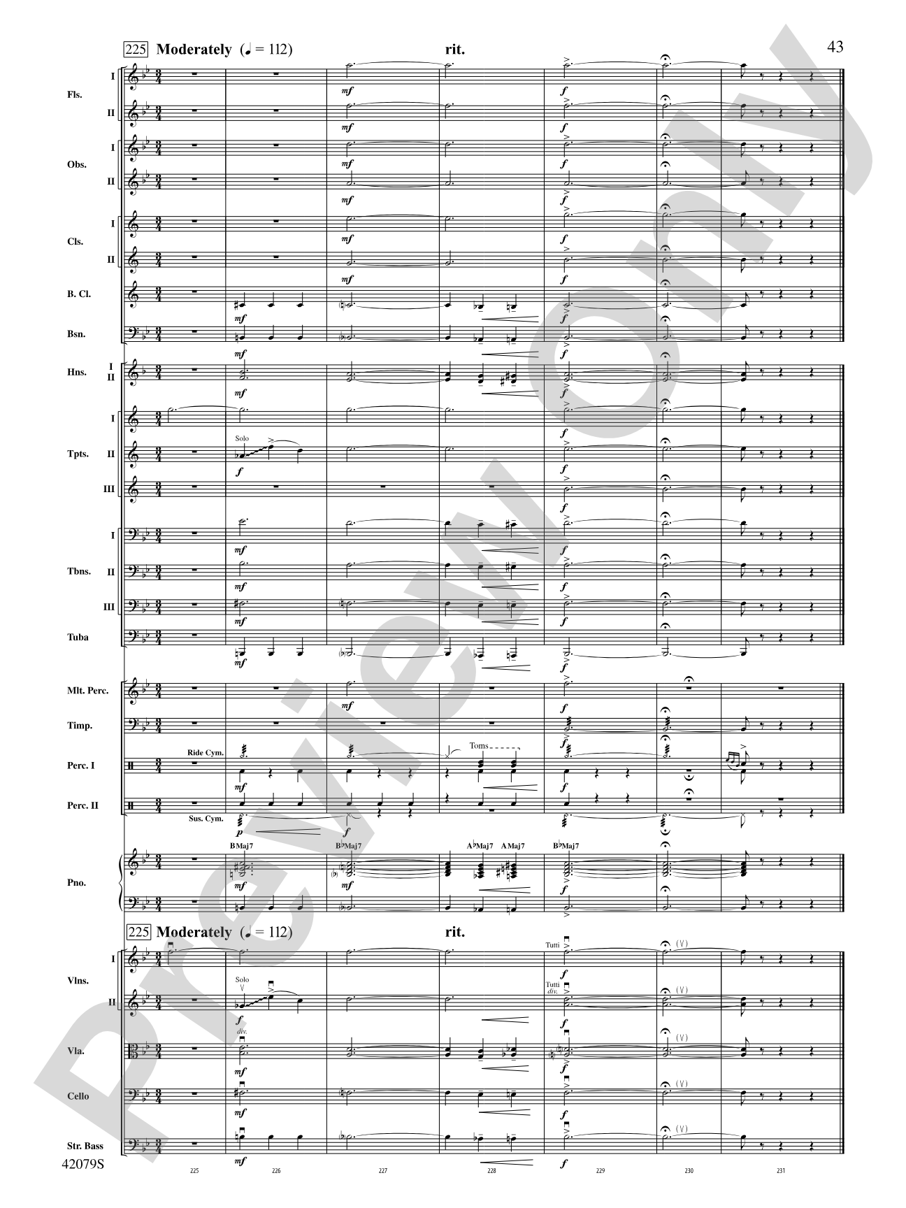 Tower of Power Greatest Hits: Full Orchestra Conductor Score & Parts