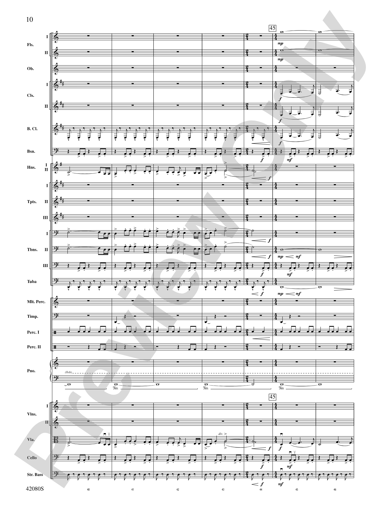 Suite from The Hobbit: The Desolation of Smaug: Full Orchestra Conductor Score & Parts