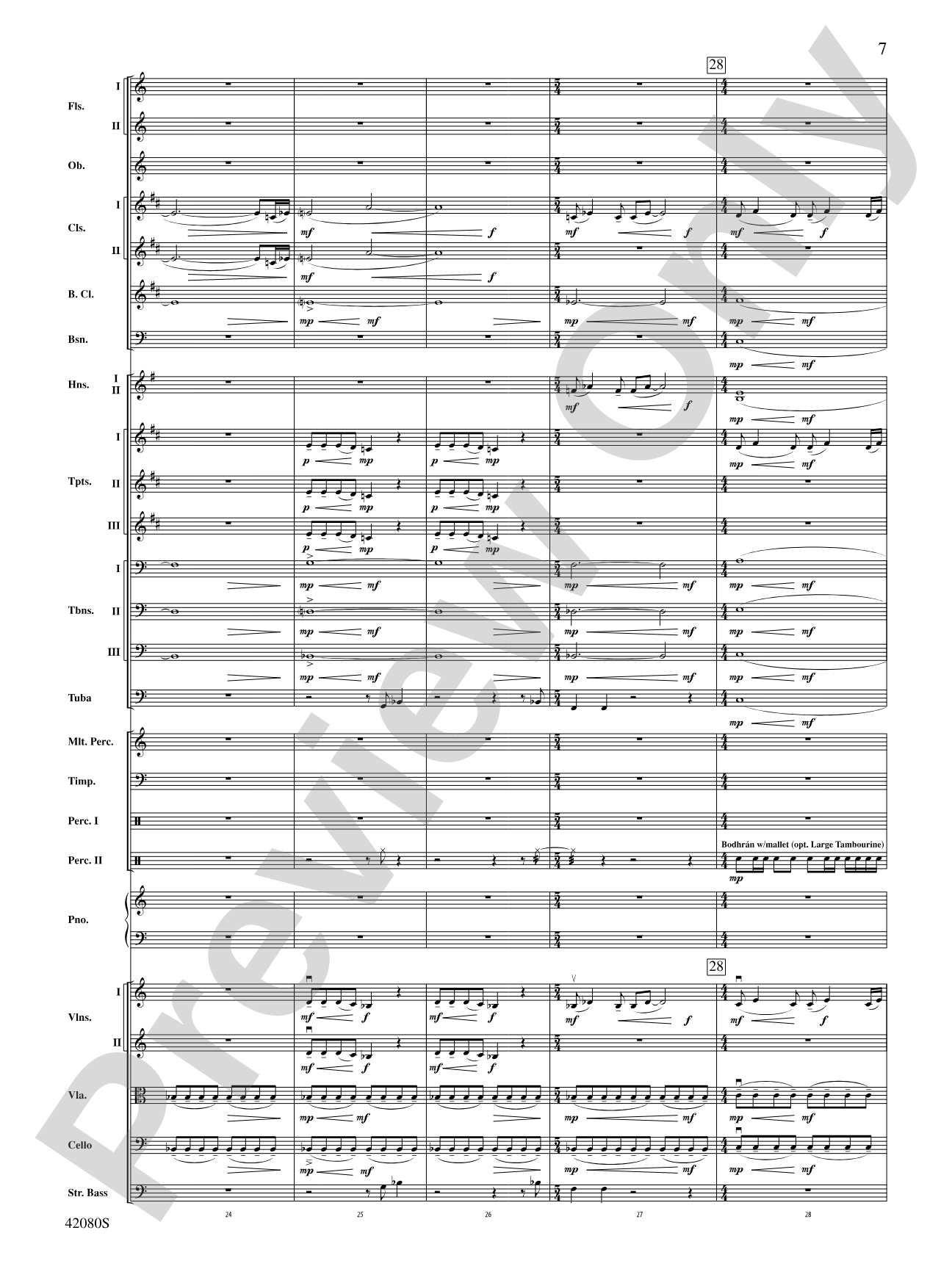 Suite from The Hobbit: The Desolation of Smaug: Full Orchestra Conductor Score & Parts