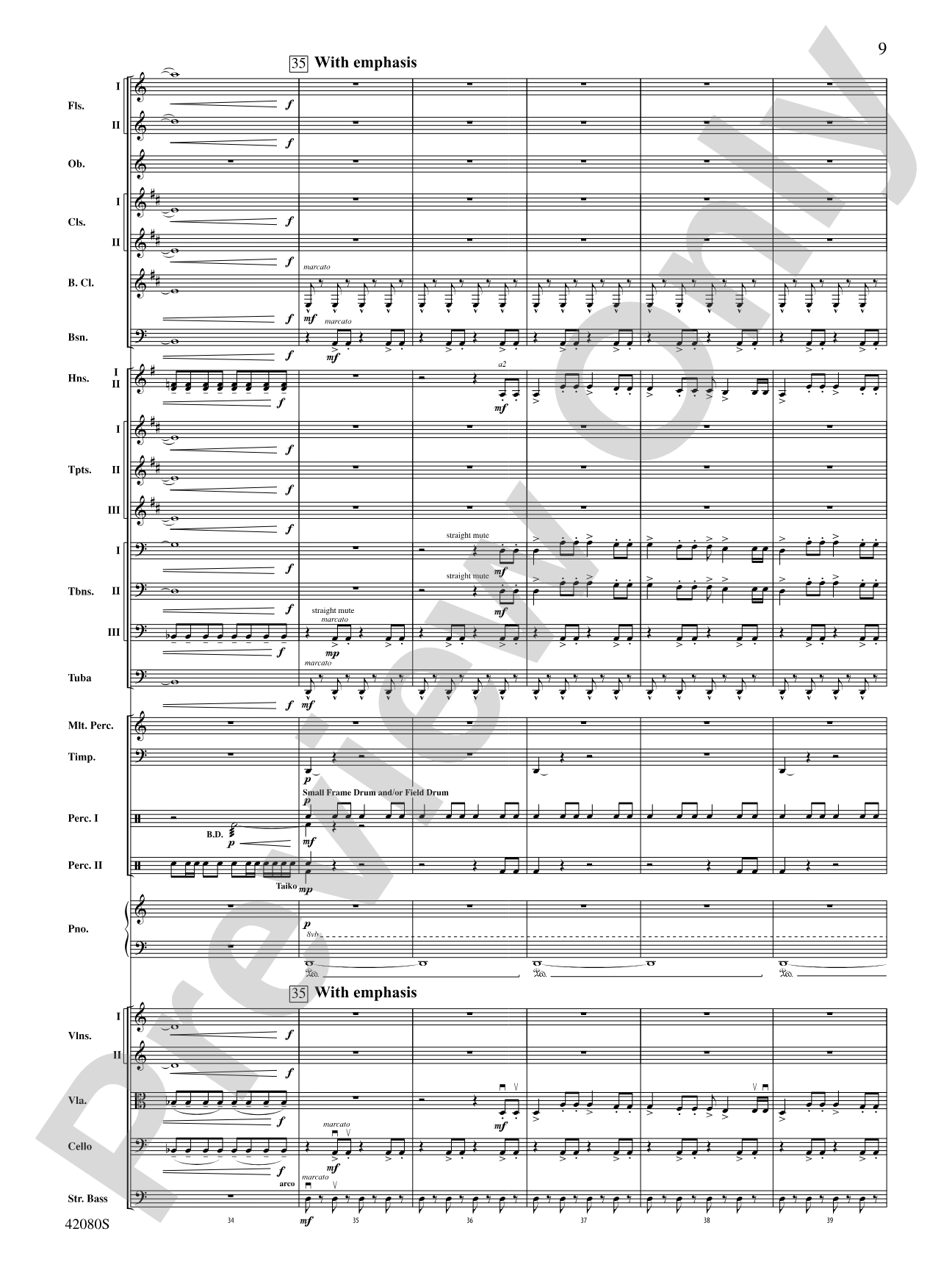 Suite from The Hobbit: The Desolation of Smaug: Full Orchestra Conductor Score & Parts