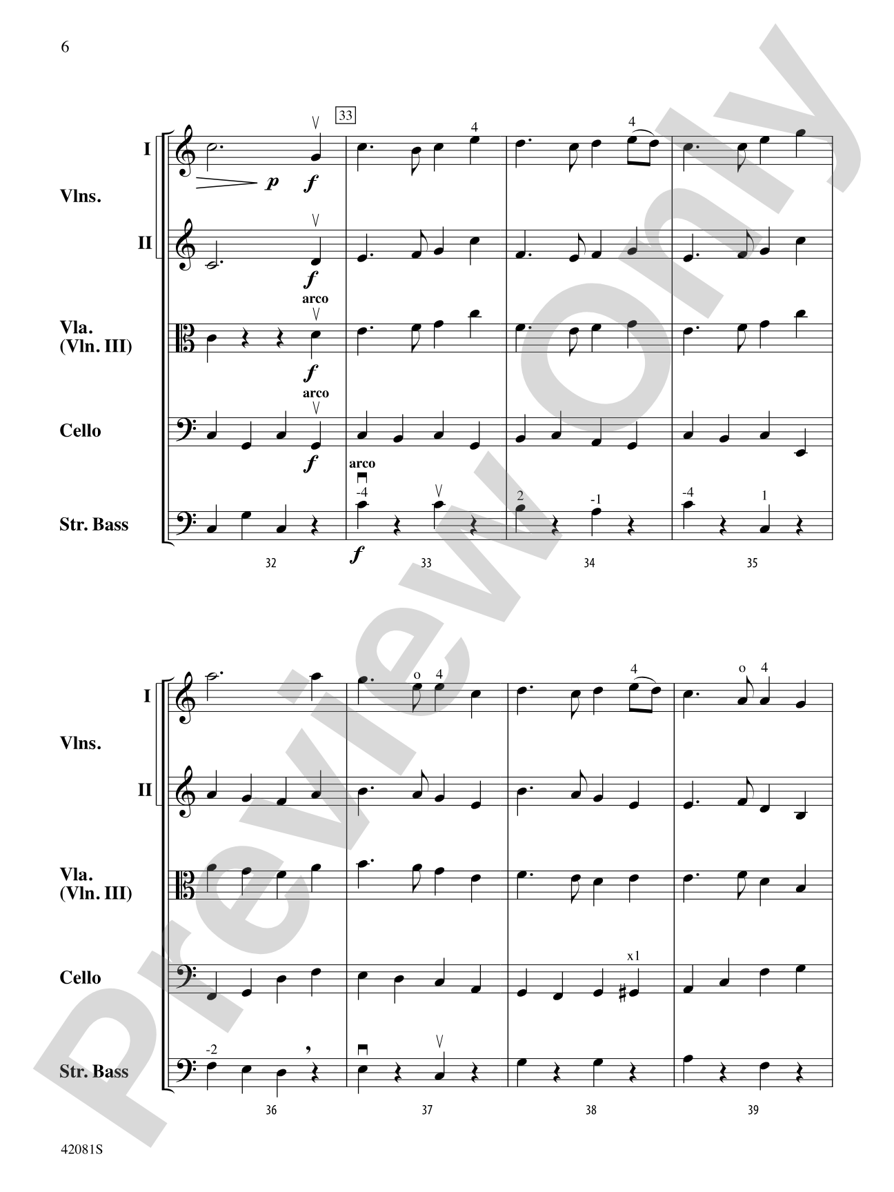 Auld Lang Syne: String Orchestra Conductor Score & Parts
