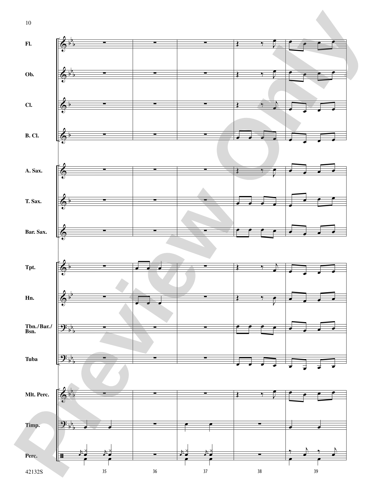 Bingo: Concert Band Conductor Score & Parts