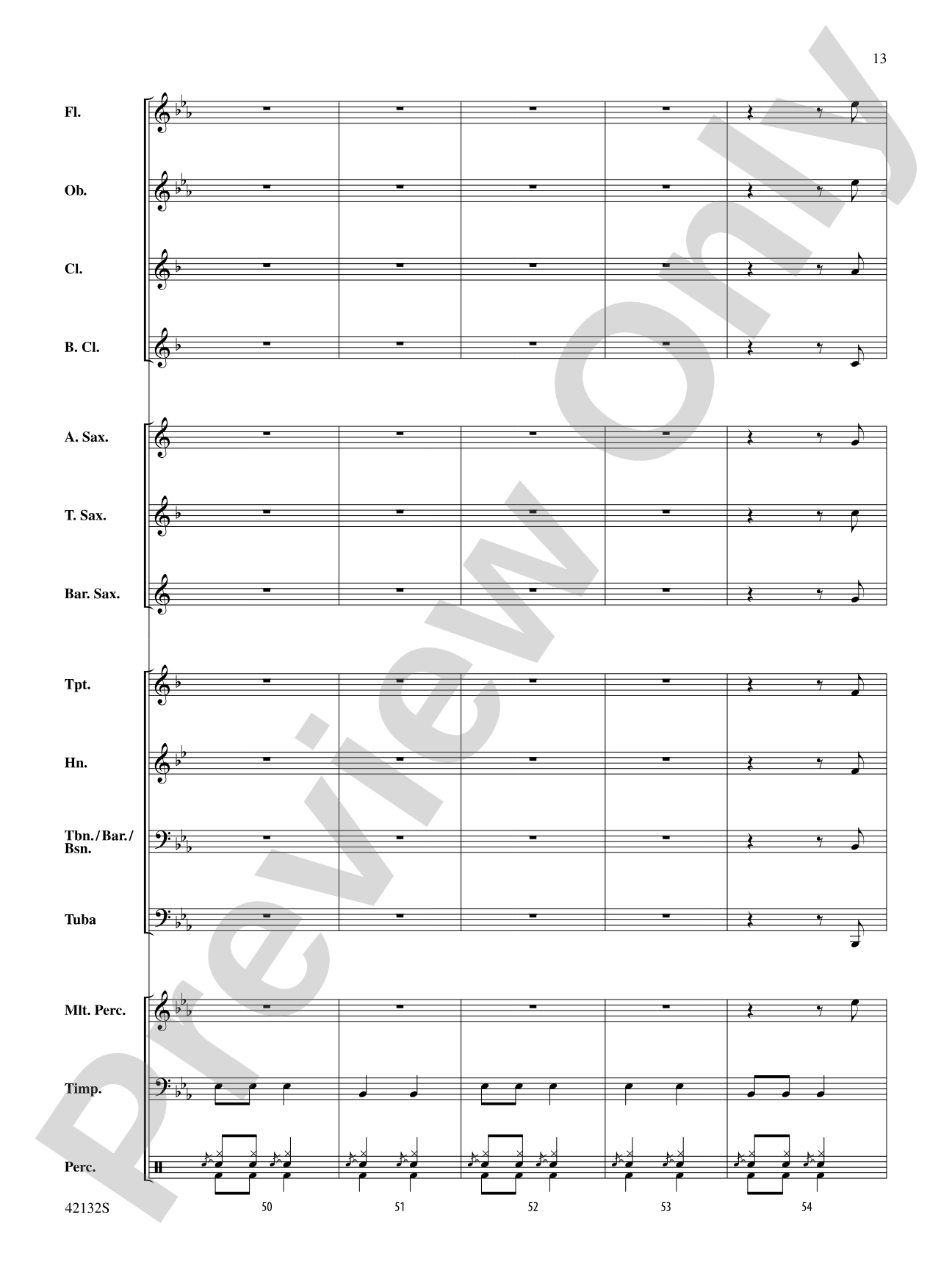 Bingo: Concert Band Conductor Score & Parts