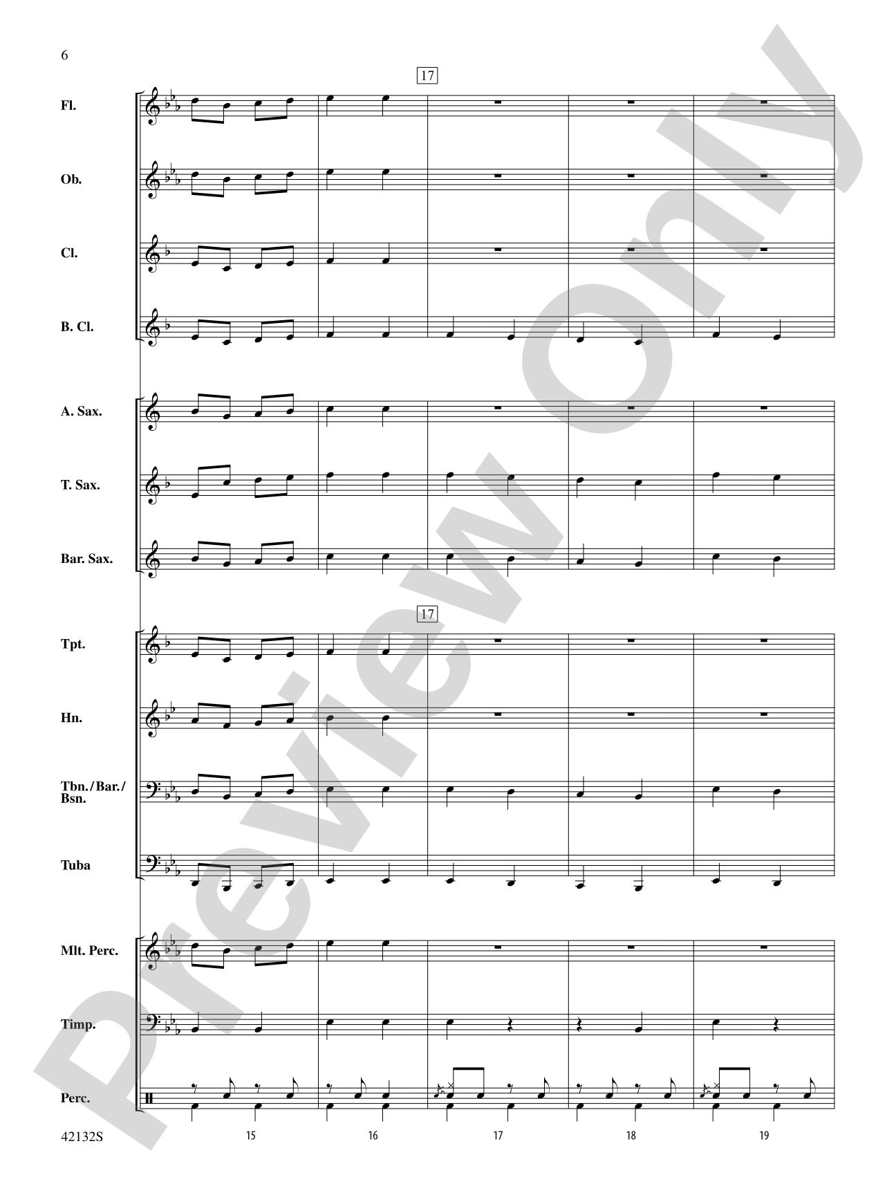 Bingo: Concert Band Conductor Score & Parts