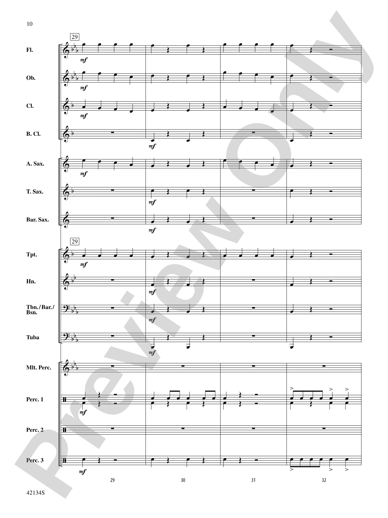 Warp Speed: Concert Band Conductor Score & Parts