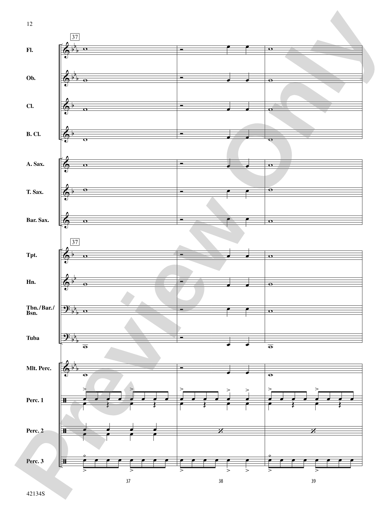 Warp Speed: Concert Band Conductor Score & Parts