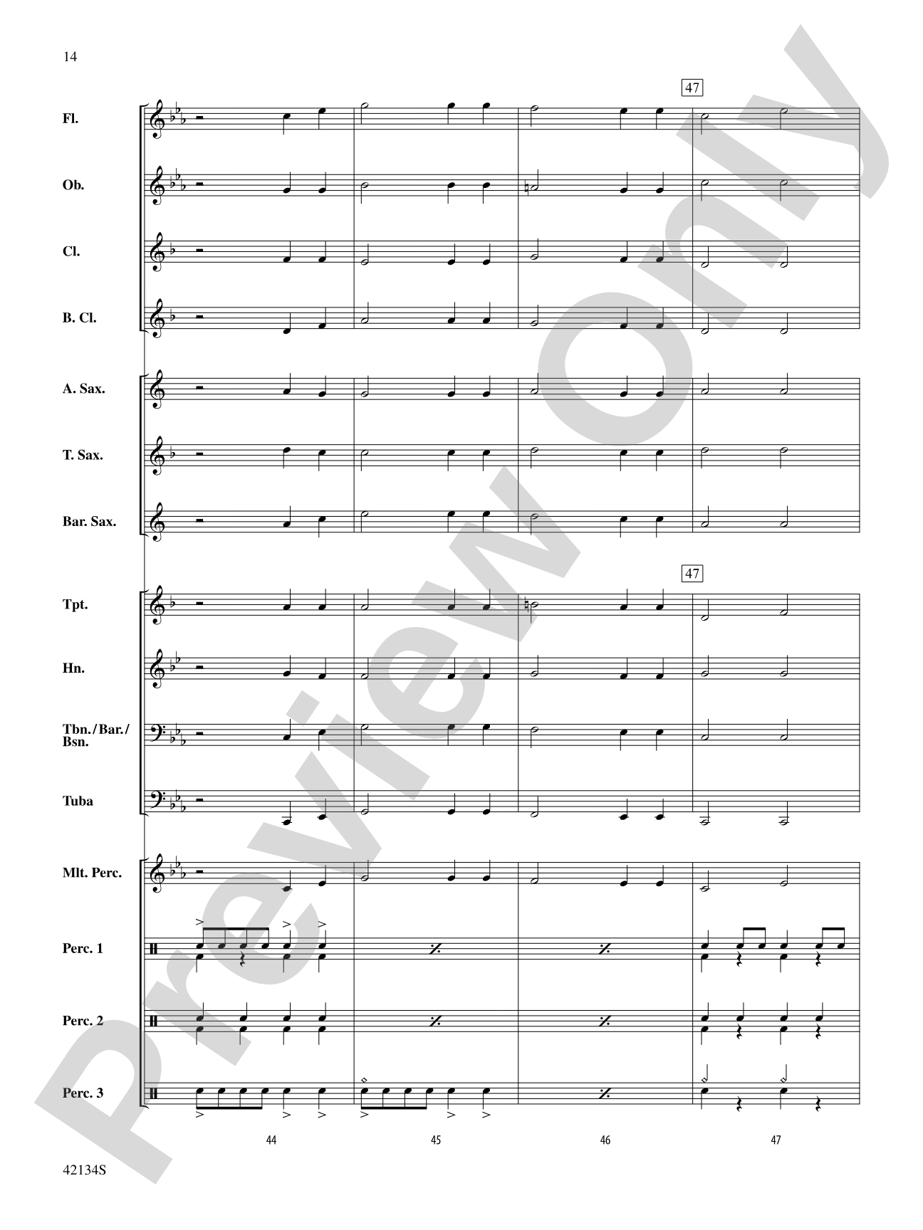 Warp Speed: Concert Band Conductor Score & Parts