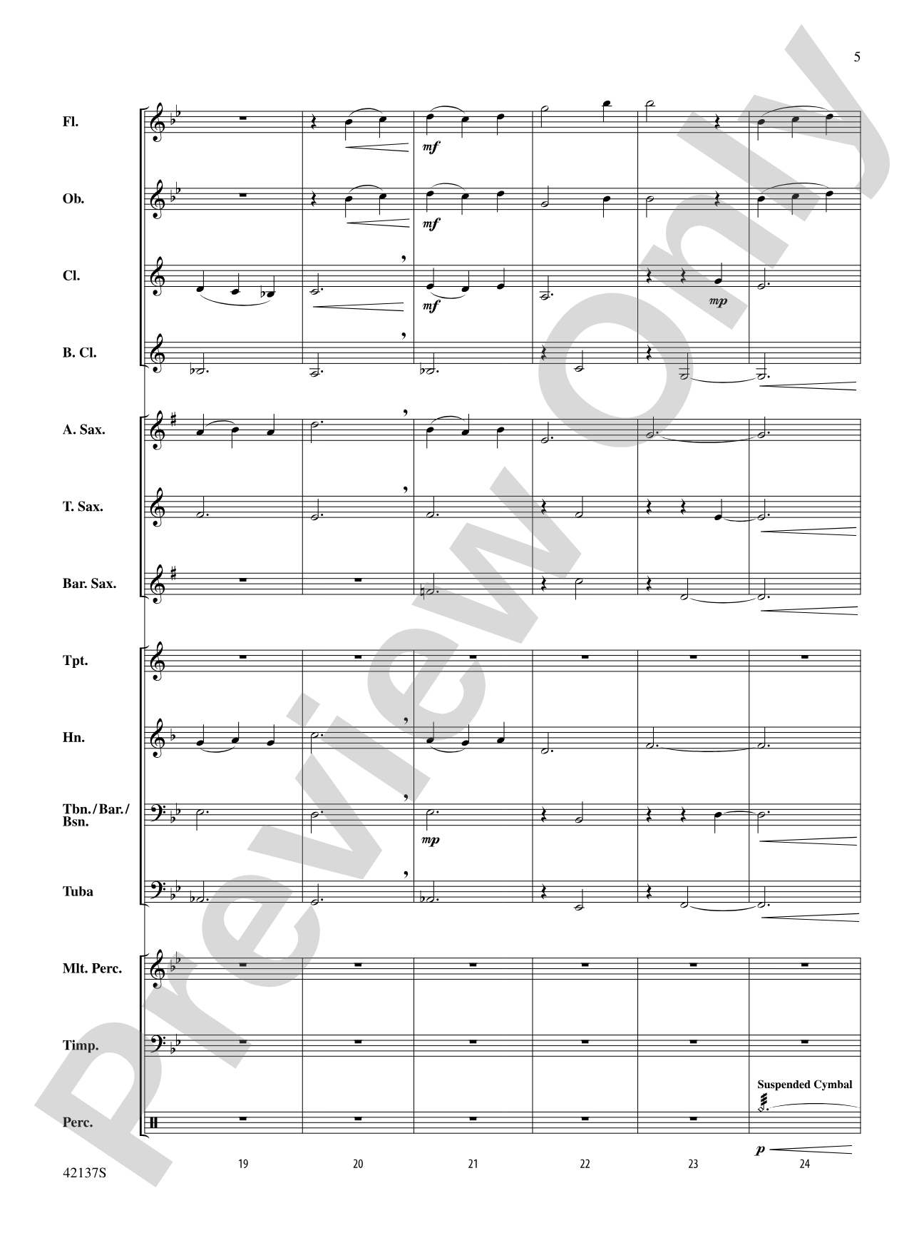 Over the Sea to Skye: Concert Band Conductor Score & Parts
