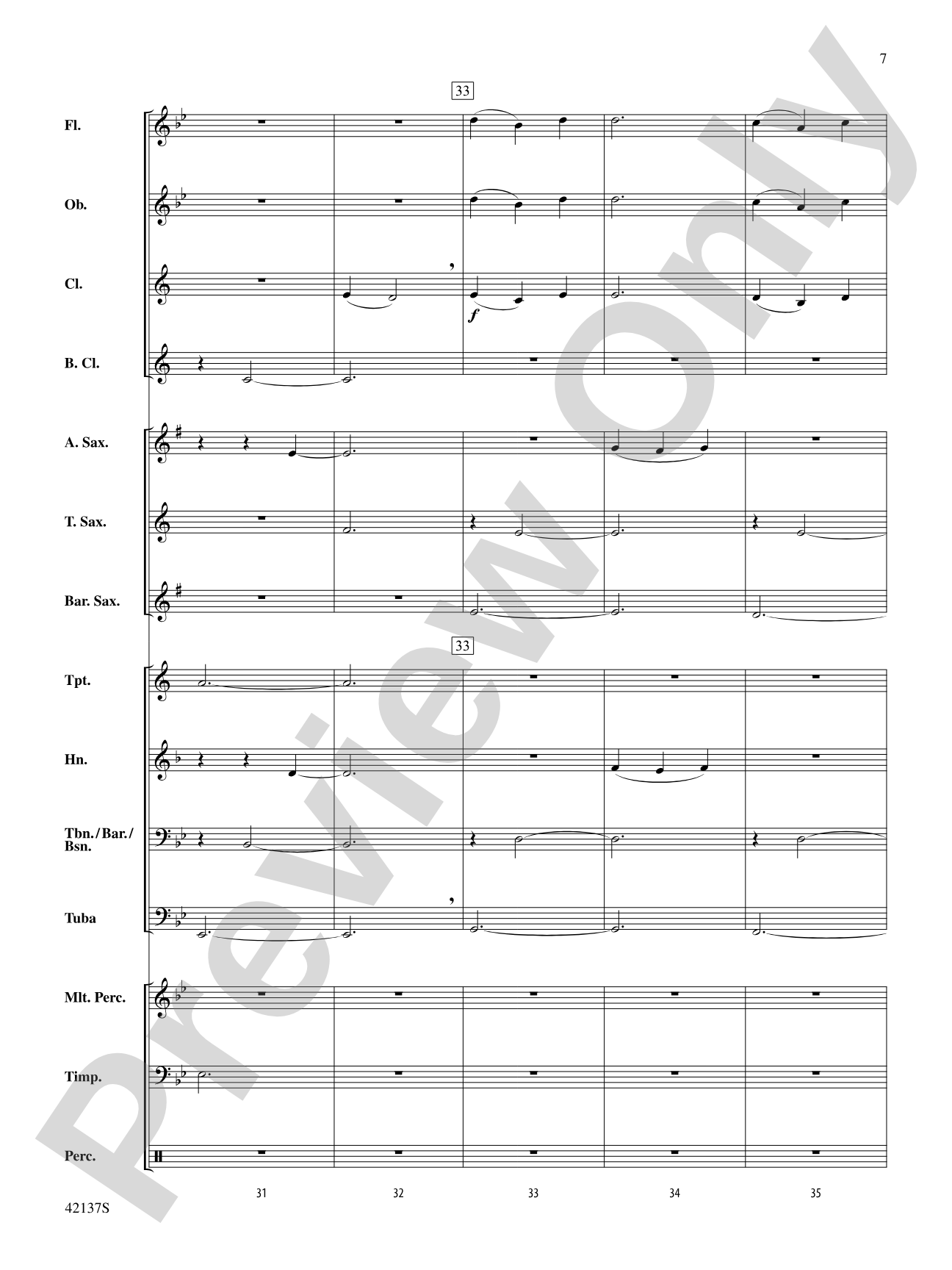 Over the Sea to Skye: Concert Band Conductor Score & Parts