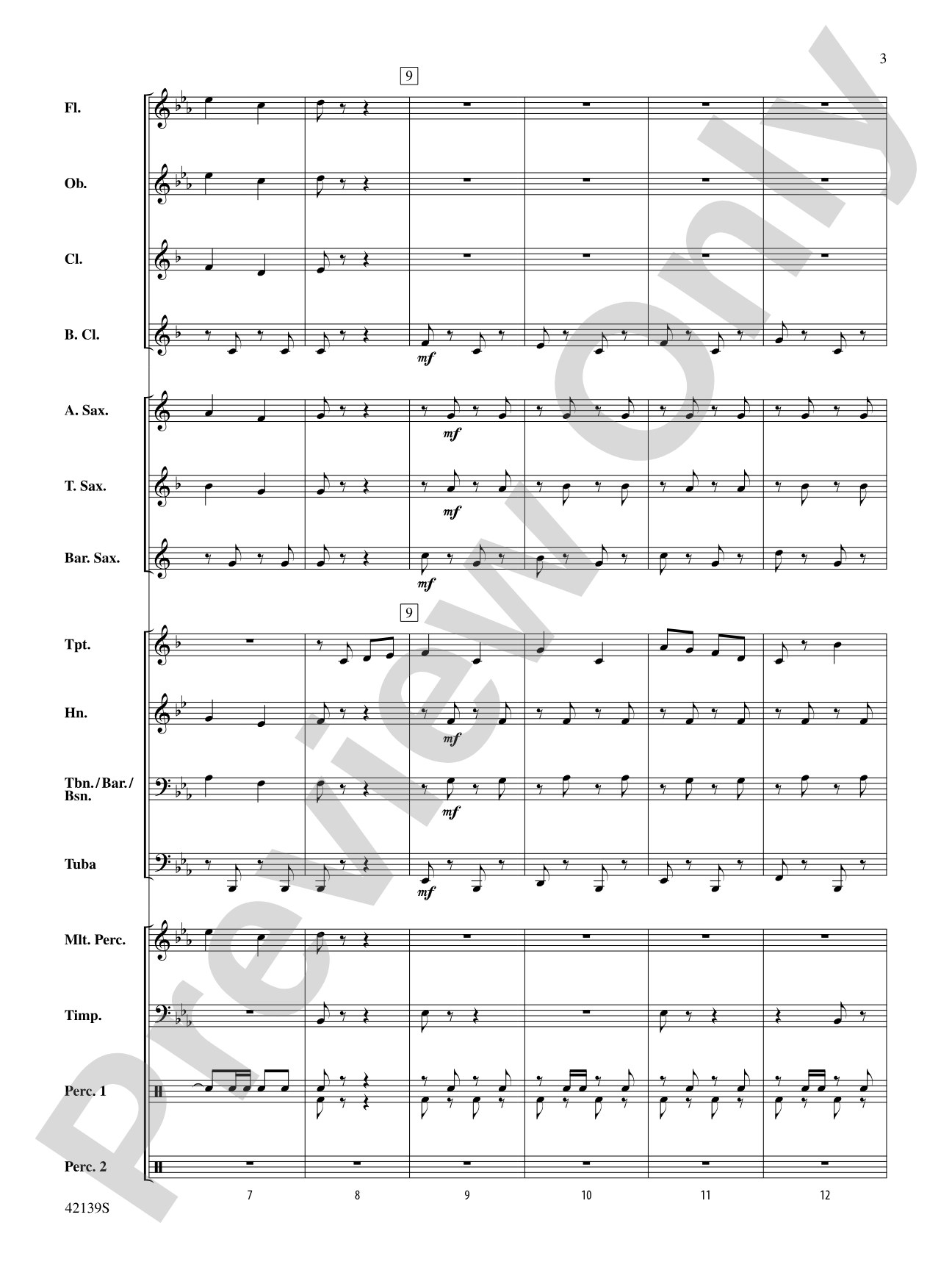 March for a Norwegian Penguin: Concert Band Conductor Score & Parts