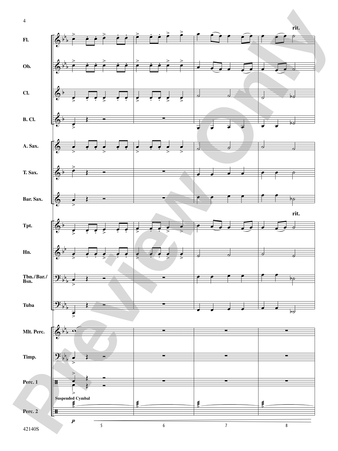 Carpathian Castle: Concert Band Conductor Score & Parts