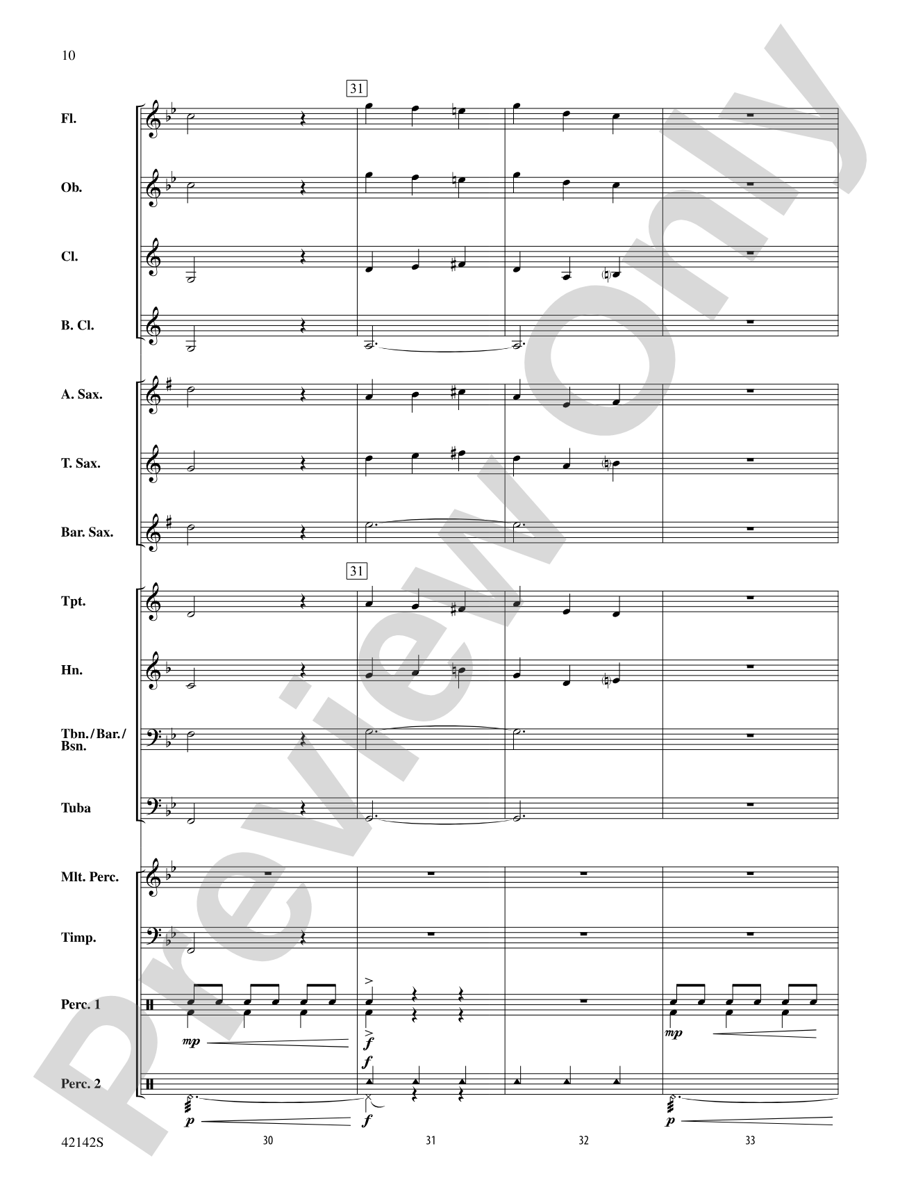 Finale from The Firebird: Concert Band Conductor Score & Parts