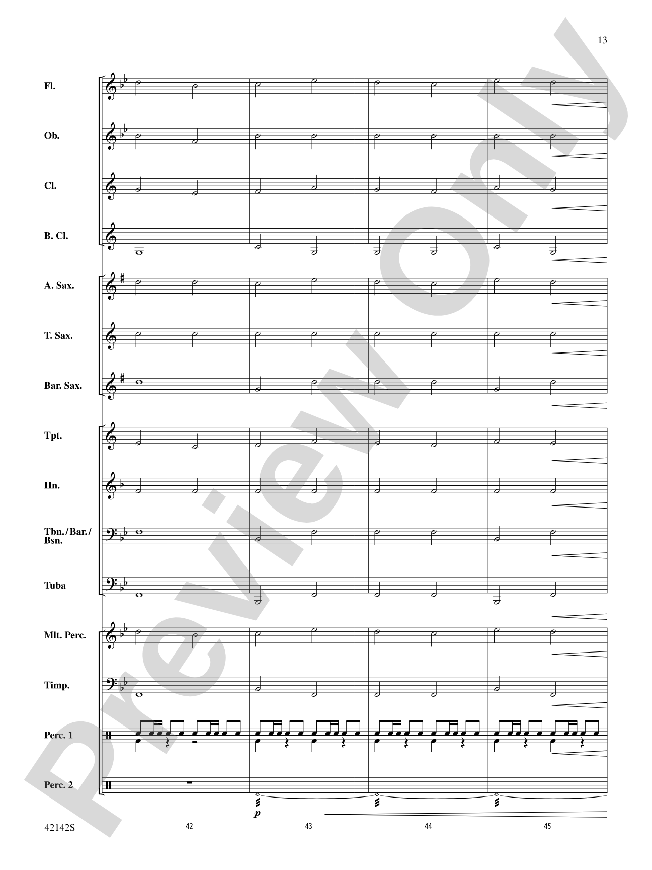 Finale from The Firebird: Concert Band Conductor Score & Parts