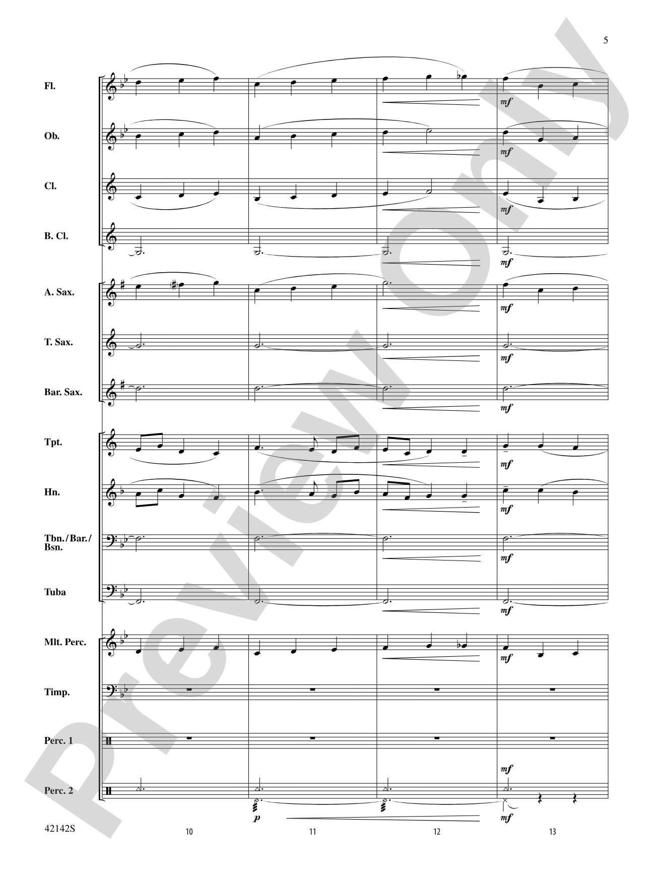 Finale from The Firebird: Concert Band Conductor Score & Parts