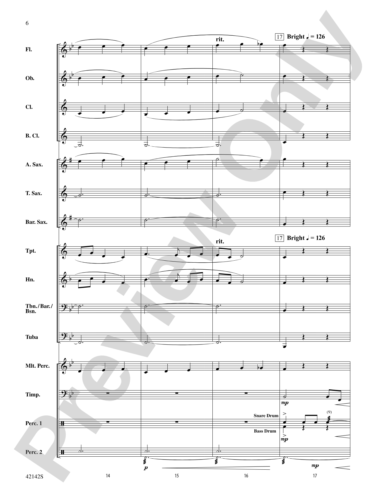Finale from The Firebird: Concert Band Conductor Score & Parts