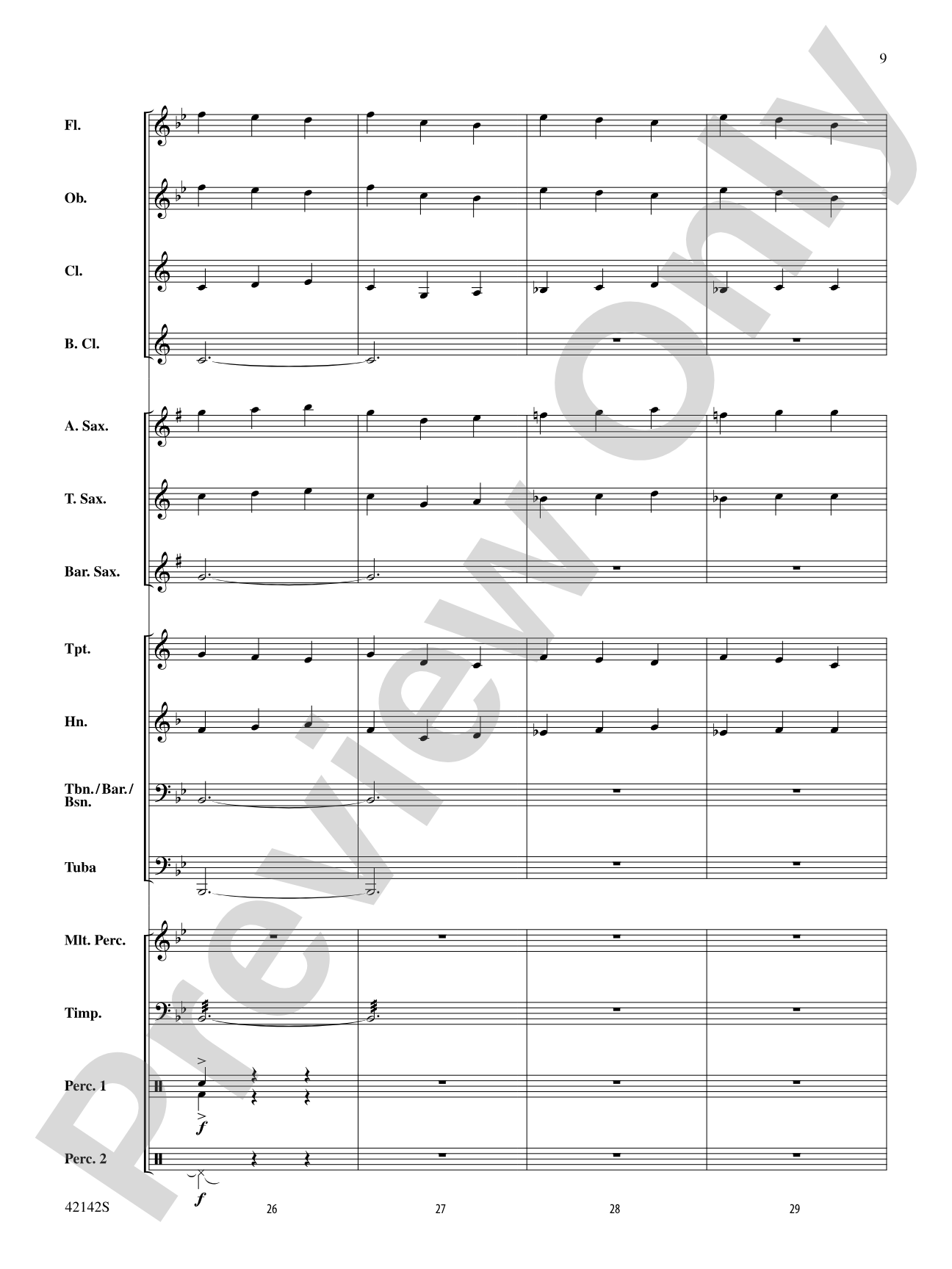 Finale from The Firebird: Concert Band Conductor Score & Parts