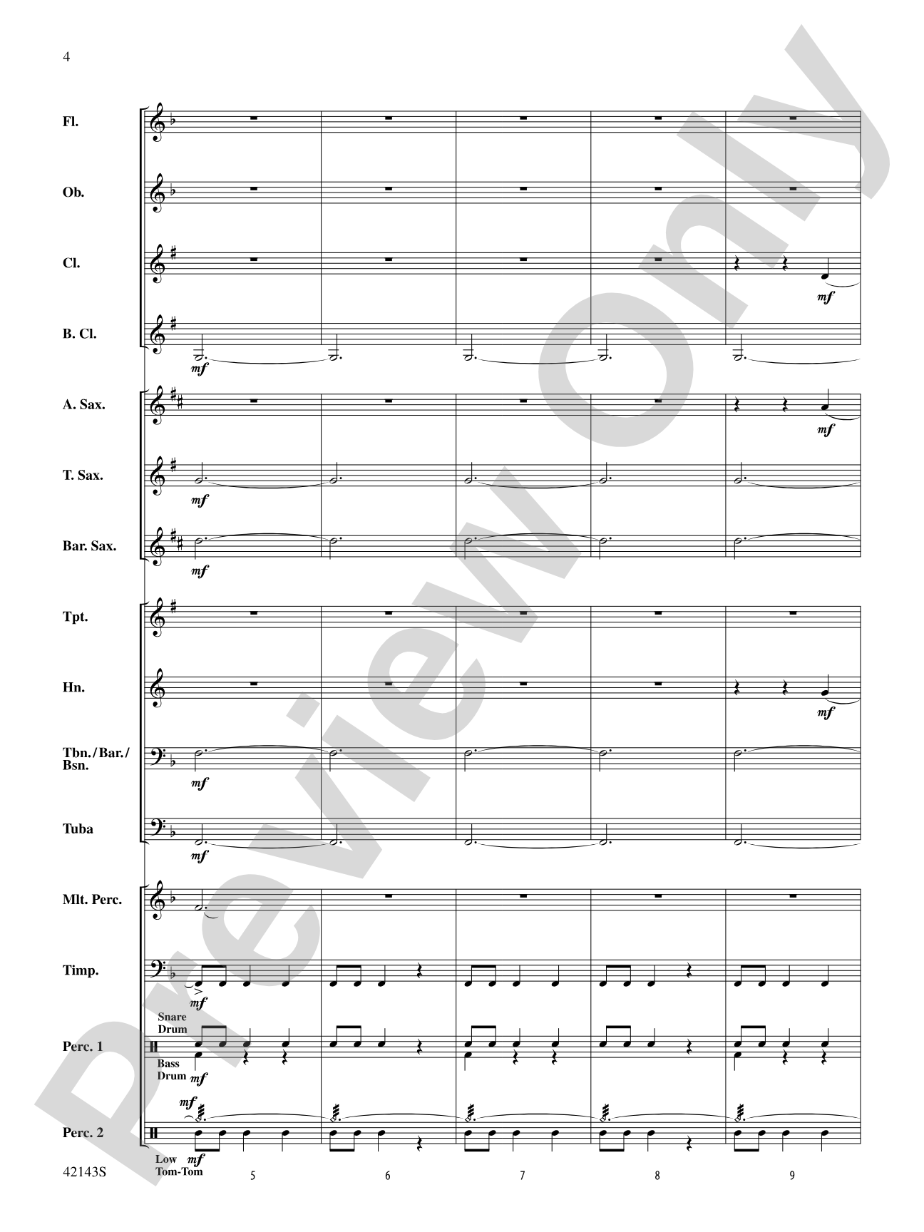The Christmas Truce of 1914: Concert Band Conductor Score & Parts