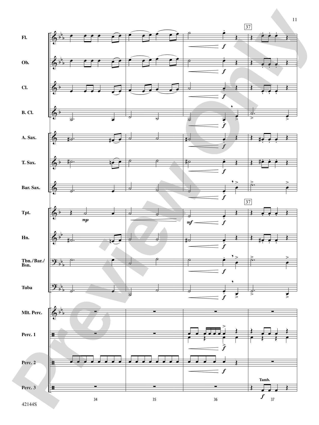 Macarena: Concert Band Conductor Score & Parts