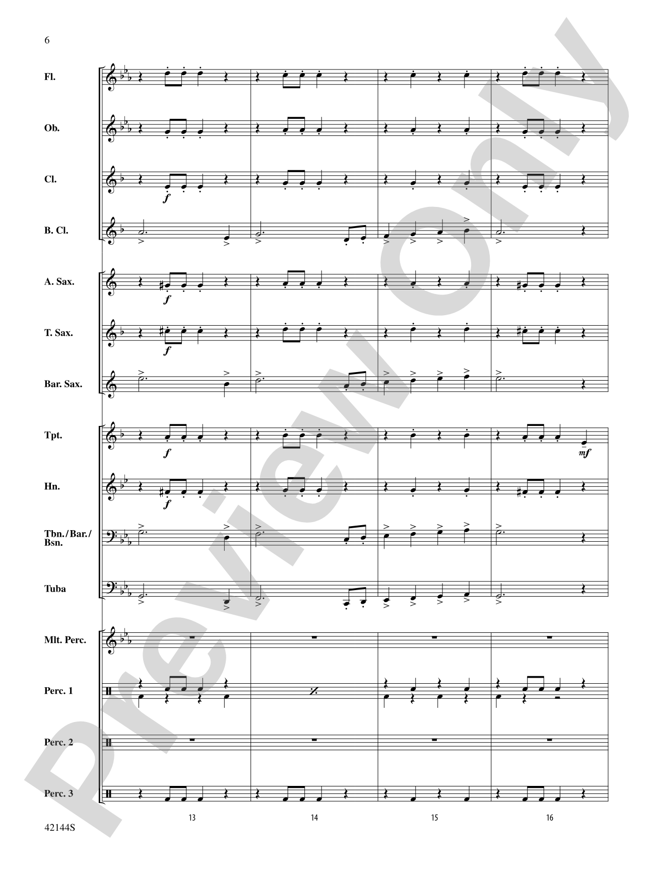 Macarena: Concert Band Conductor Score & Parts
