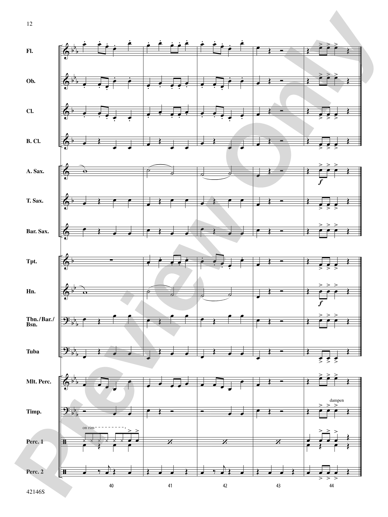Fiesta Time: Concert Band Conductor Score & Parts