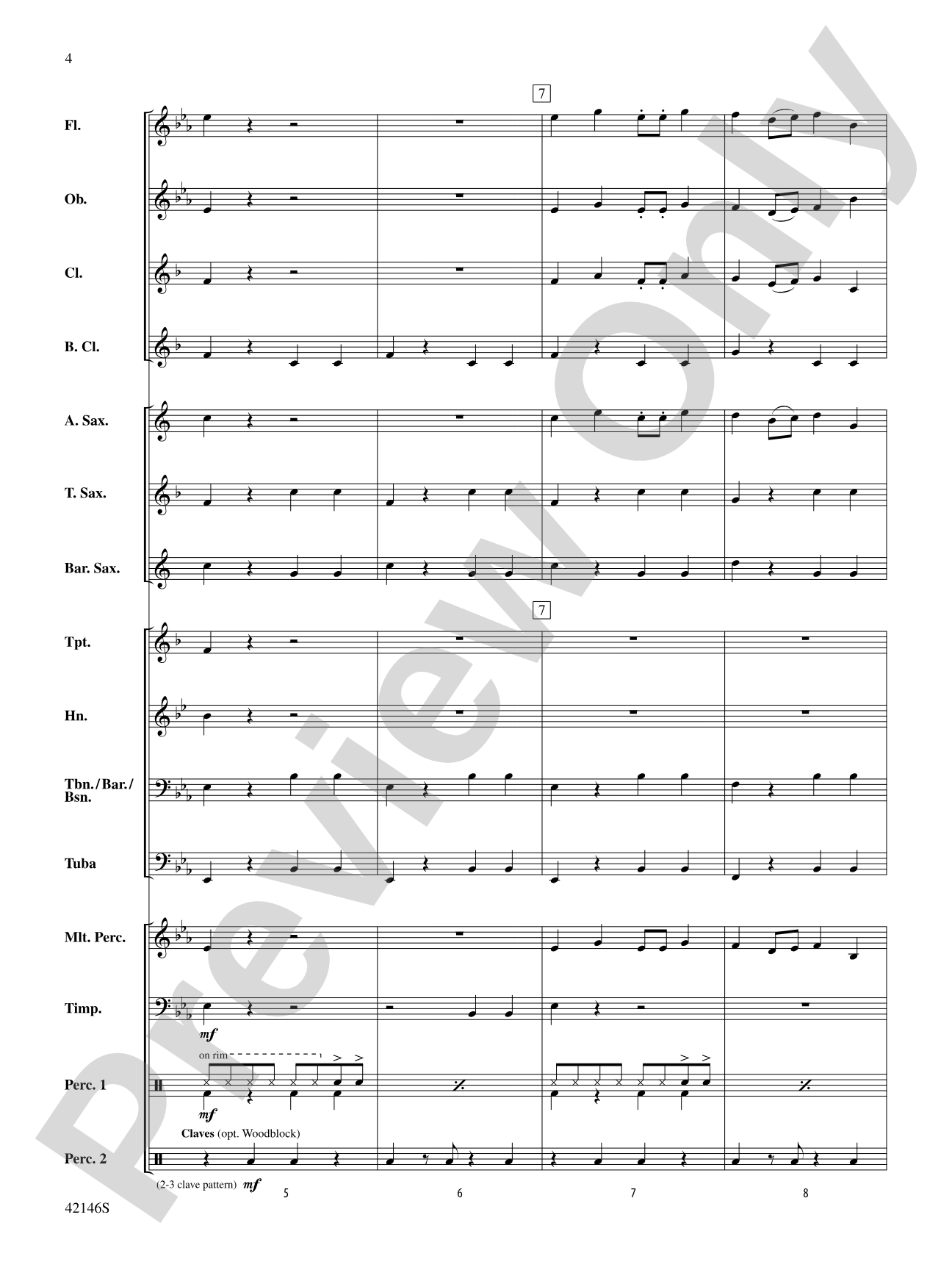Fiesta Time: Concert Band Conductor Score & Parts