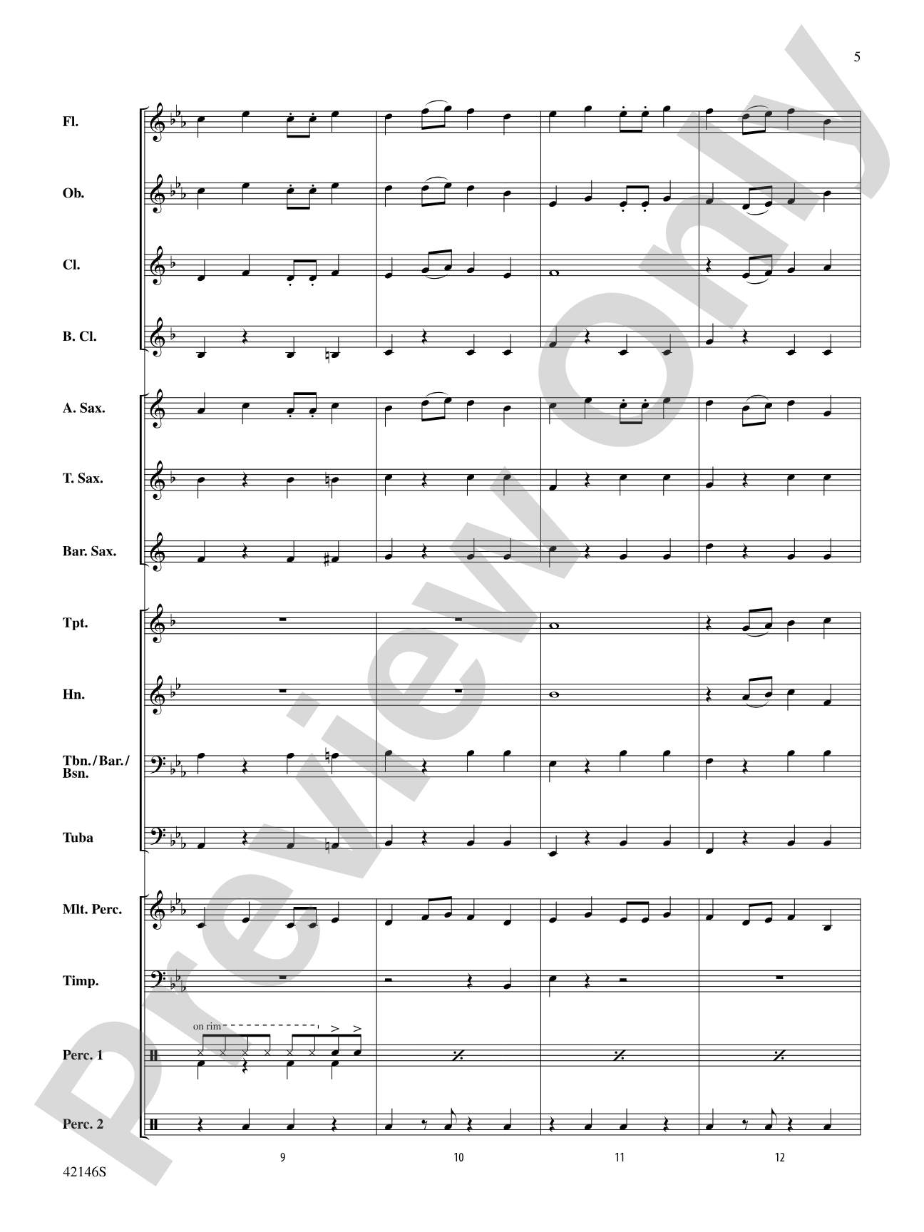 Fiesta Time: Concert Band Conductor Score & Parts